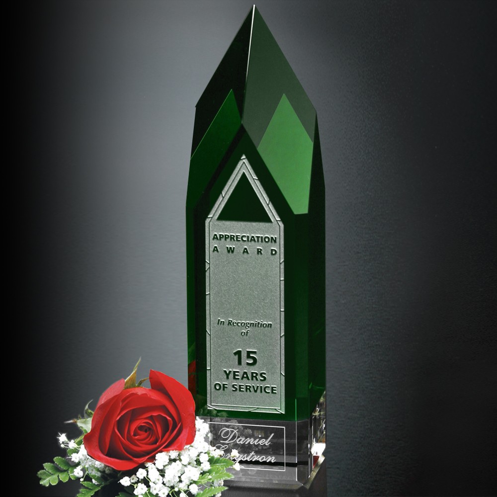 Picture of Monolith Emerald Award 9"