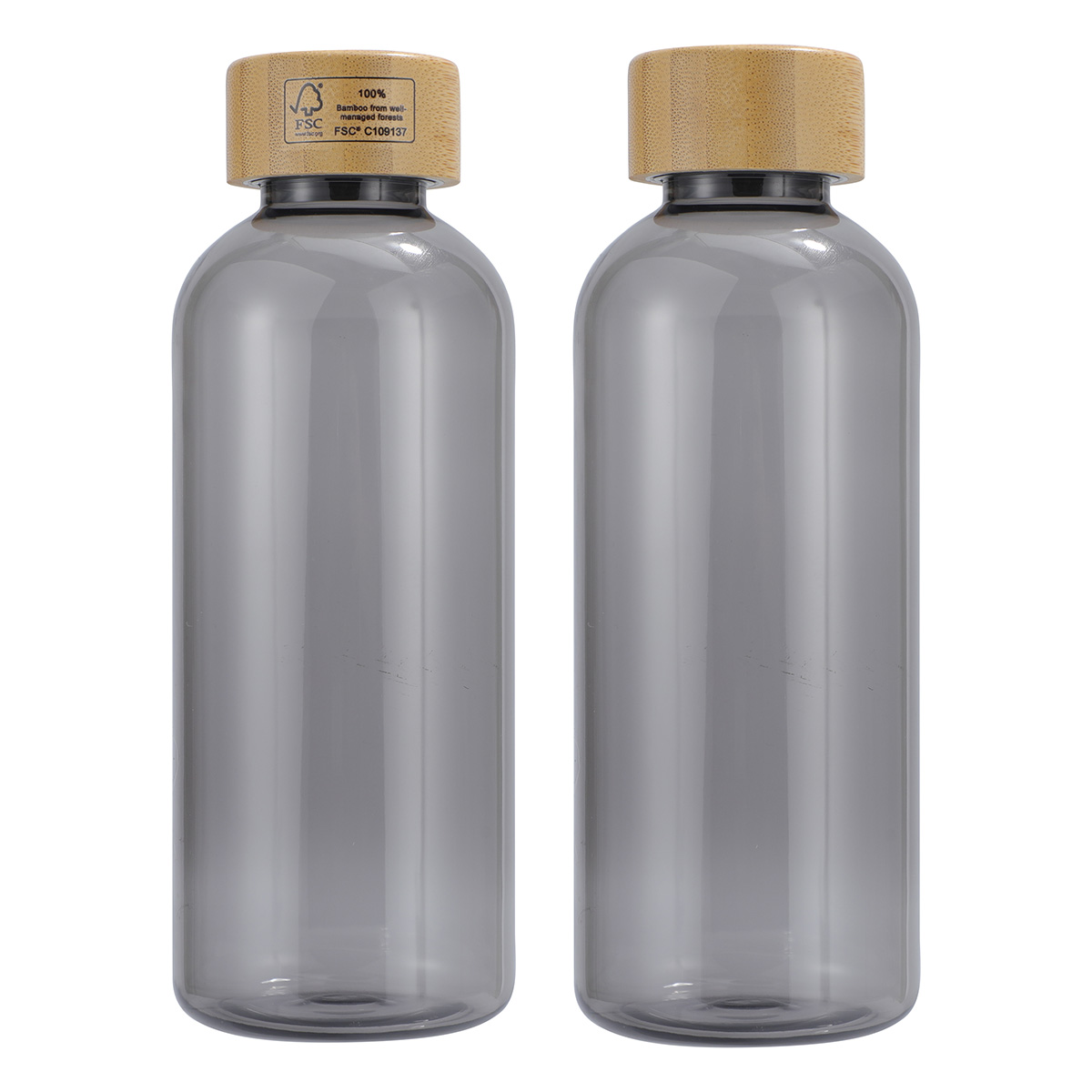 Picture of Vida 22 oz RPET Reusable Sports Bottle w/ Bamboo Lid