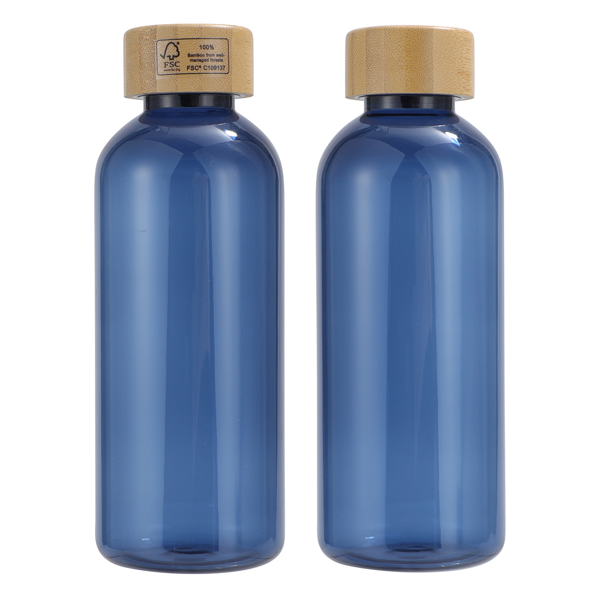 Picture of Vida 22 oz RPET Reusable Sports Bottle w/ Bamboo Lid