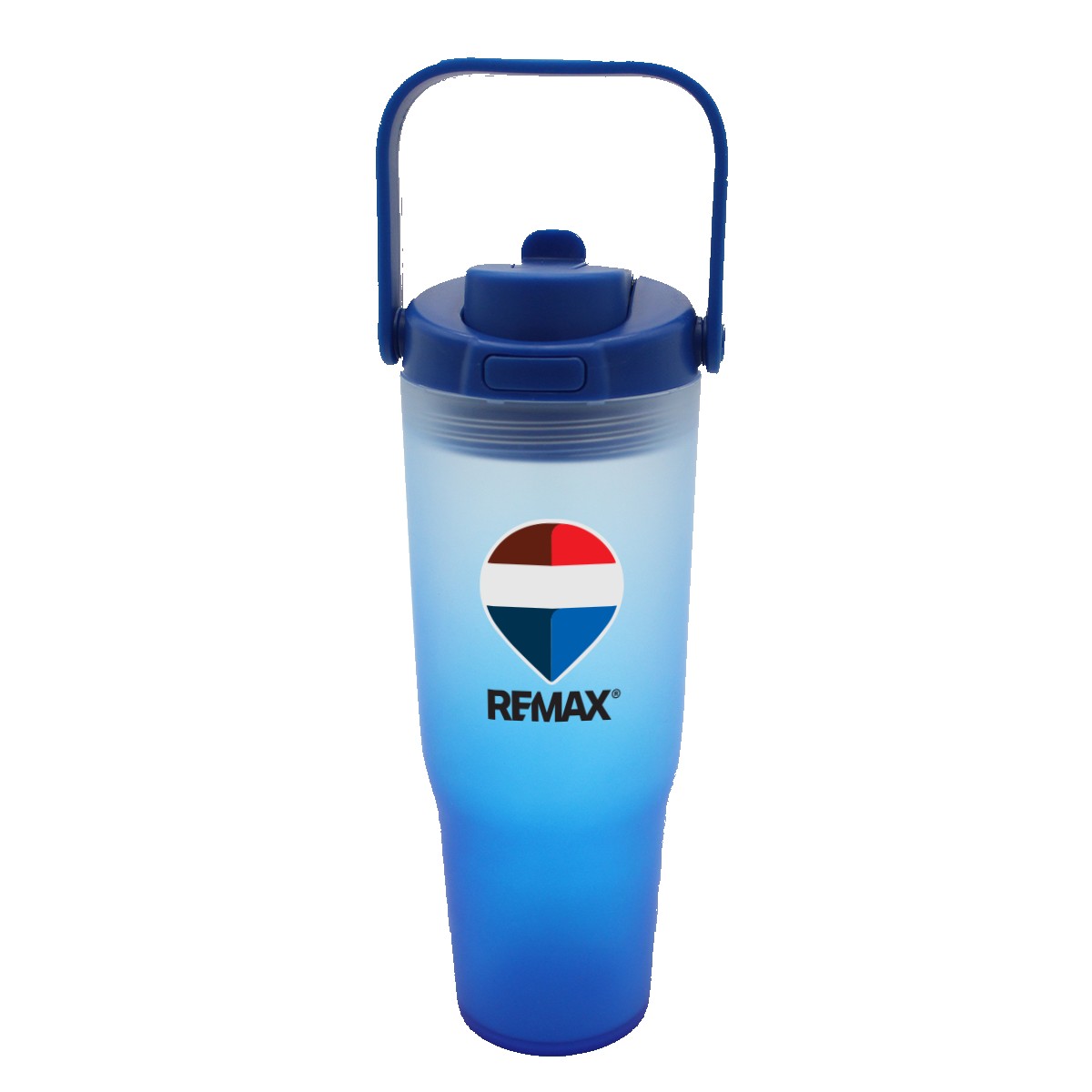 Picture of Halcyon® 30 oz. Recycled Ombre Tumbler with Carrying Handle, Full Color Digital