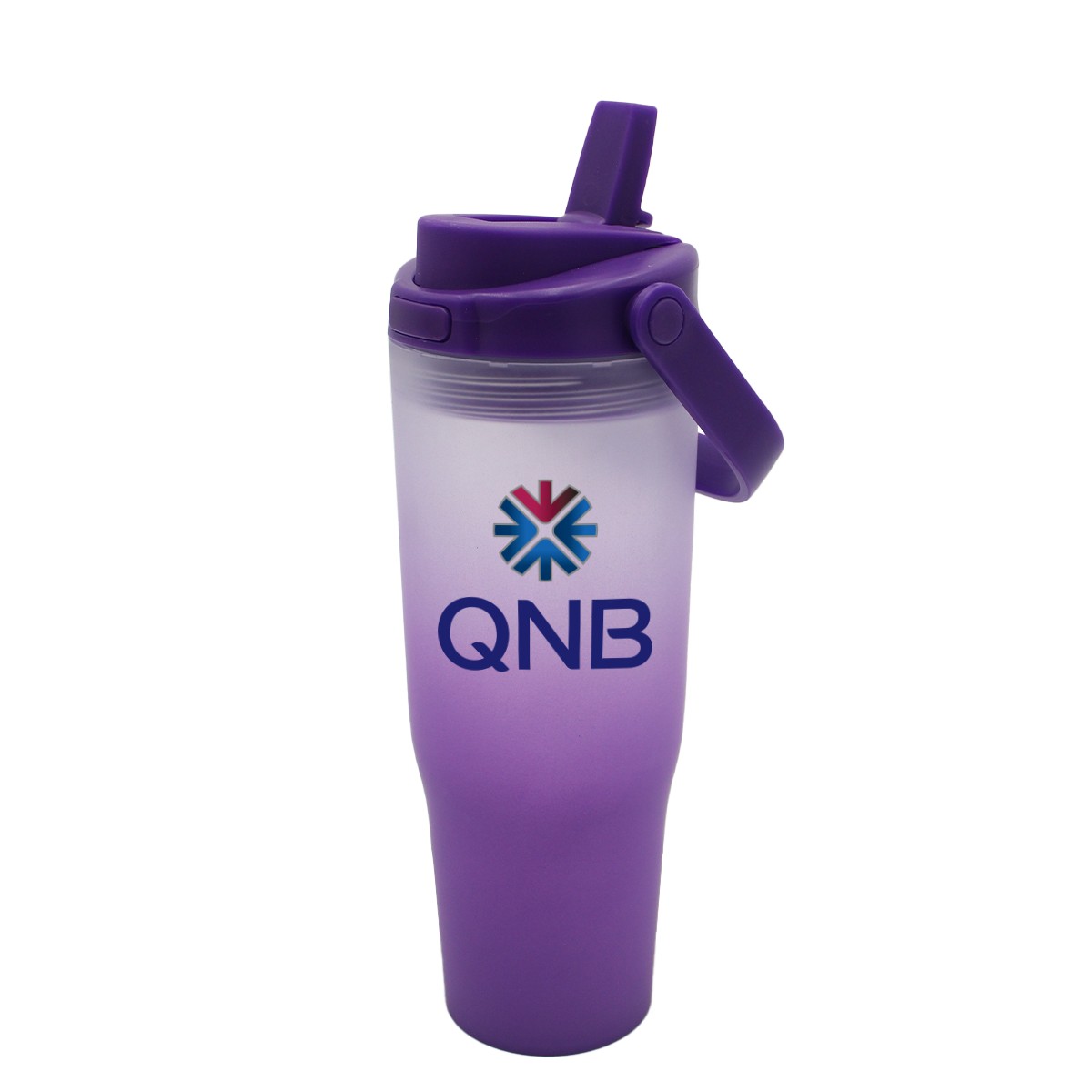 Picture of Halcyon® 30 oz. Recycled Ombre Tumbler with Carrying Handle, Full Color Digital