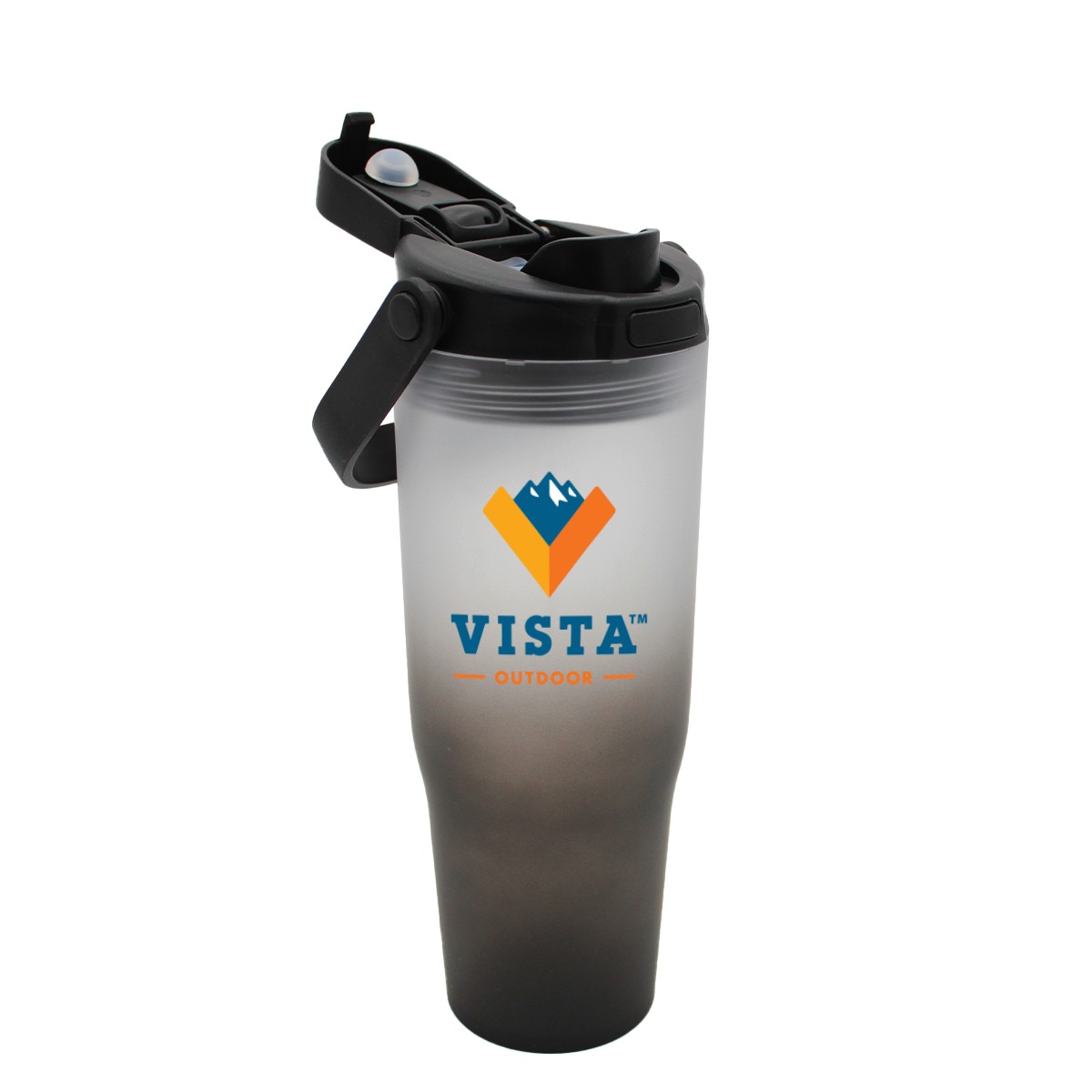 Picture of Halcyon® 30 oz. Recycled Ombre Tumbler with Carrying Handle, Full Color Digital