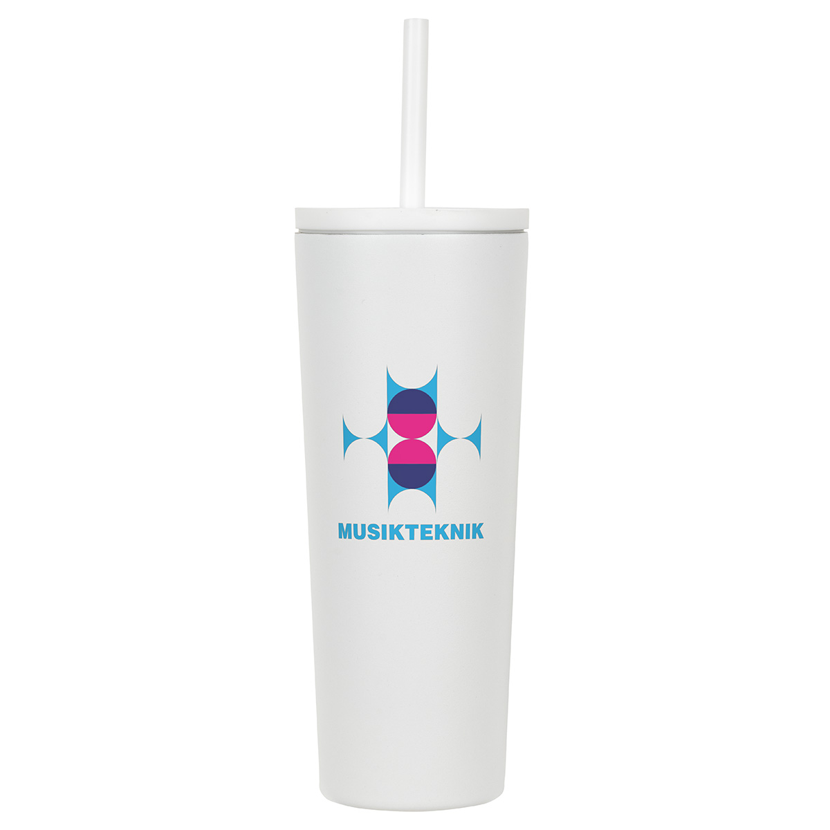 Picture of Bradford 24 oz Vacuum Insulated Stainless Steel Tumbler with Straw