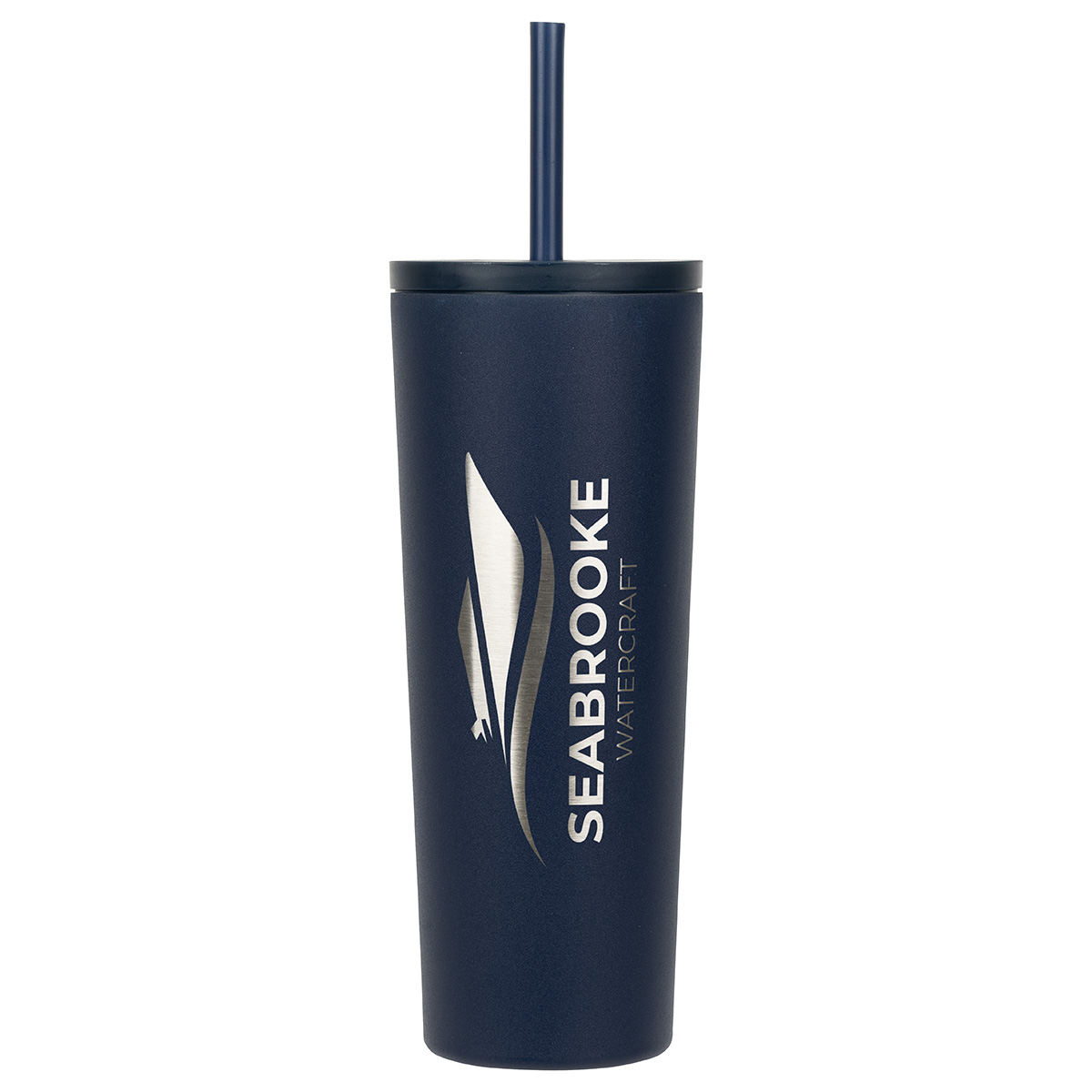 Picture of Bradford 24 oz Vacuum Insulated Stainless Steel Tumbler with Straw