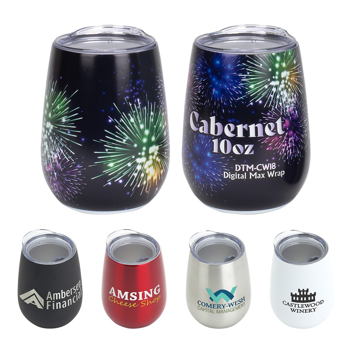 Picture of Cabernet 10 oz Vacuum Insulated Stainless Steel Wine Goblet