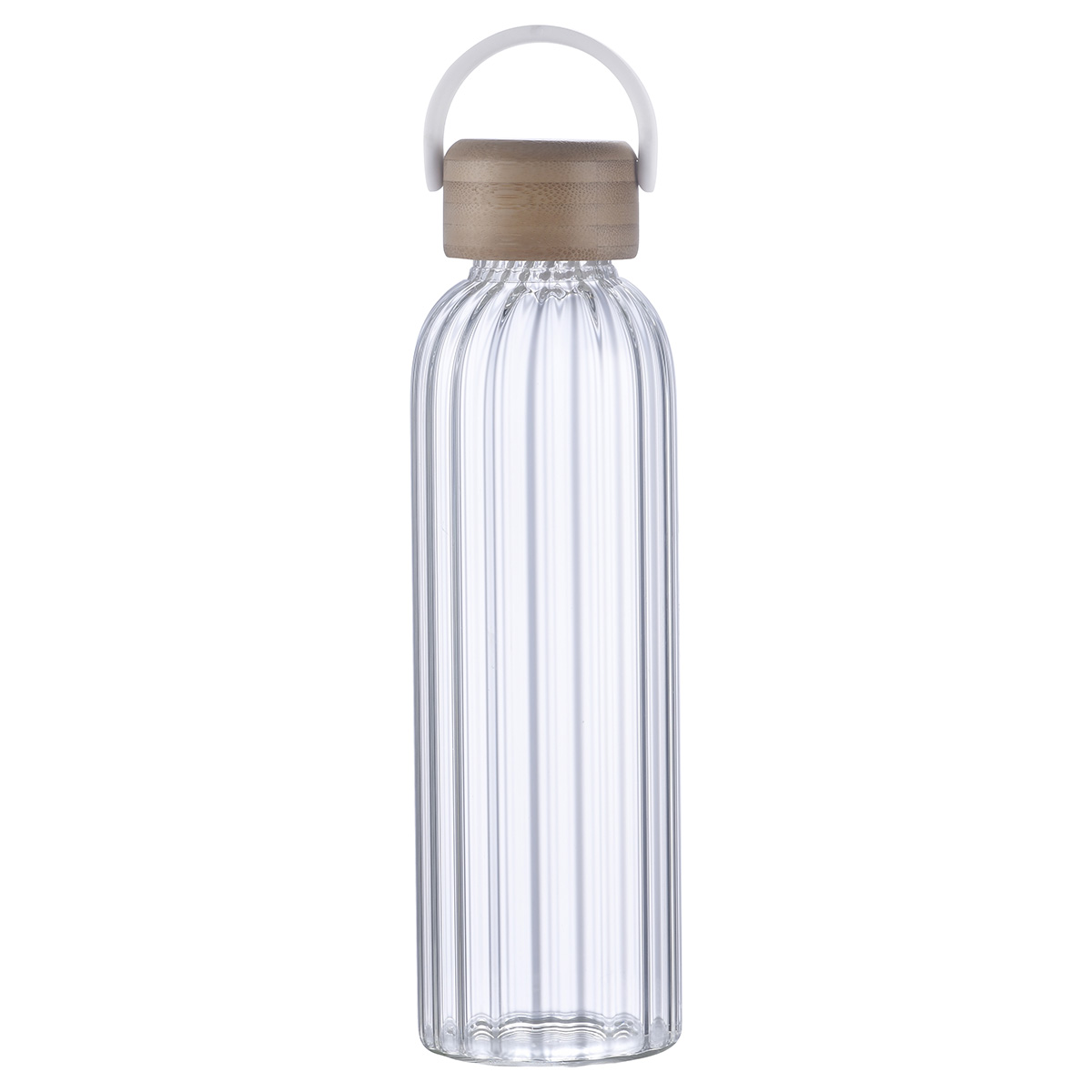 Picture of Eos 21 oz Glass Bottle w/ Bamboo Lid