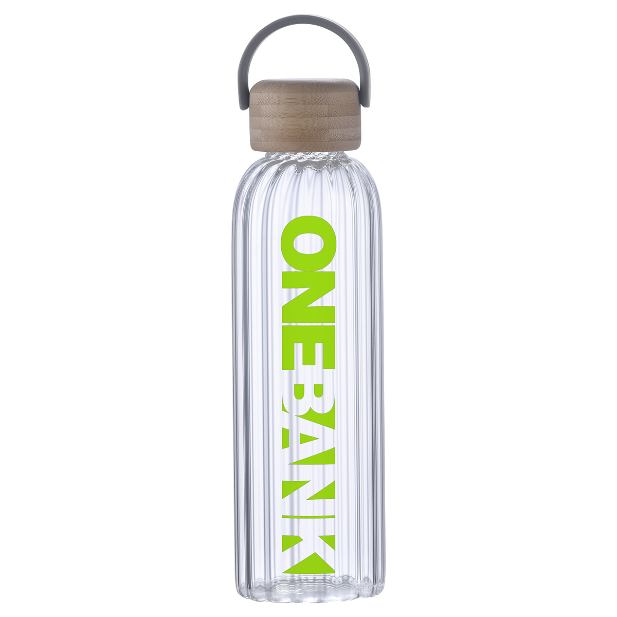 Picture of Eos 21 oz Glass Bottle w/ Bamboo Lid