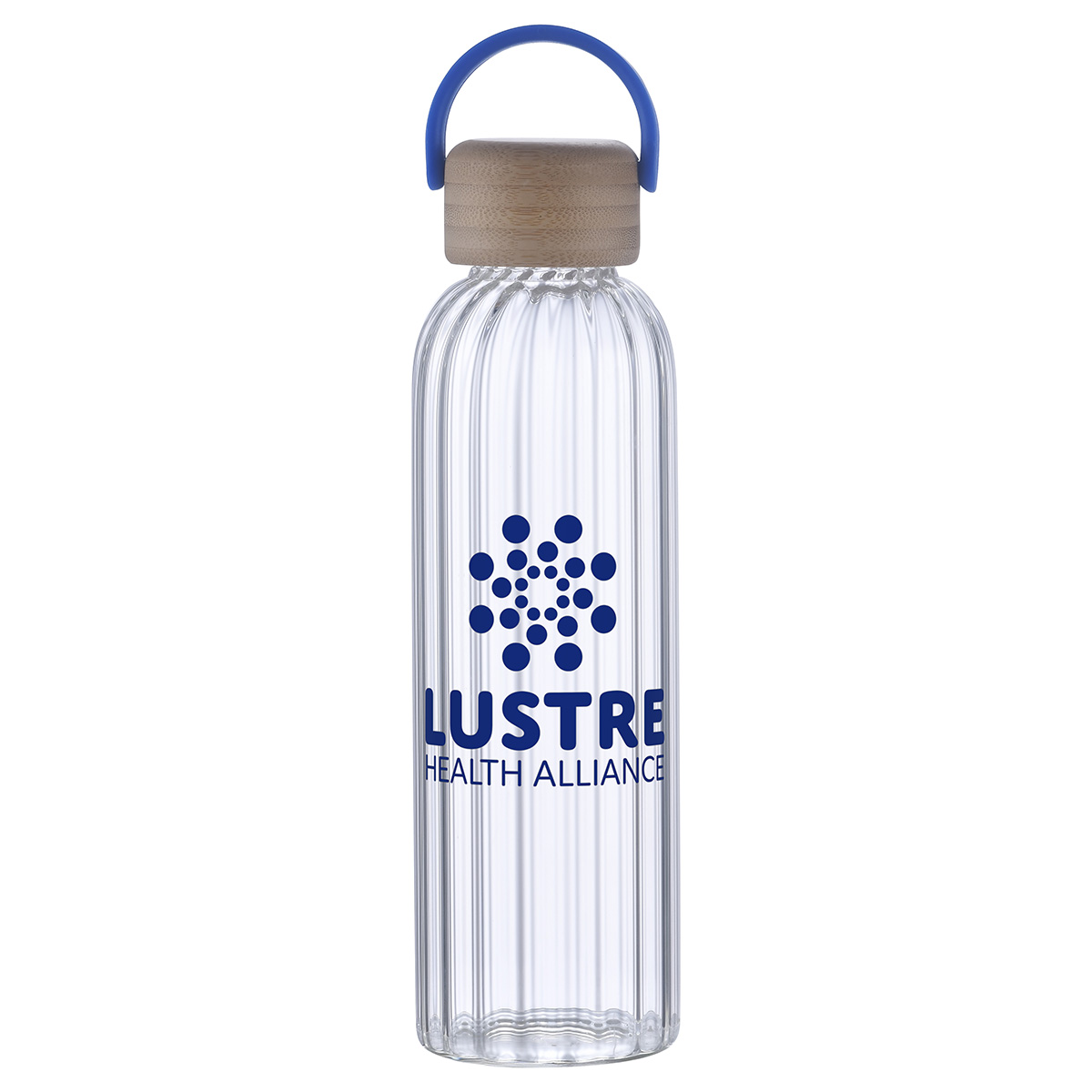 Picture of Eos 21 oz Glass Bottle w/ Bamboo Lid