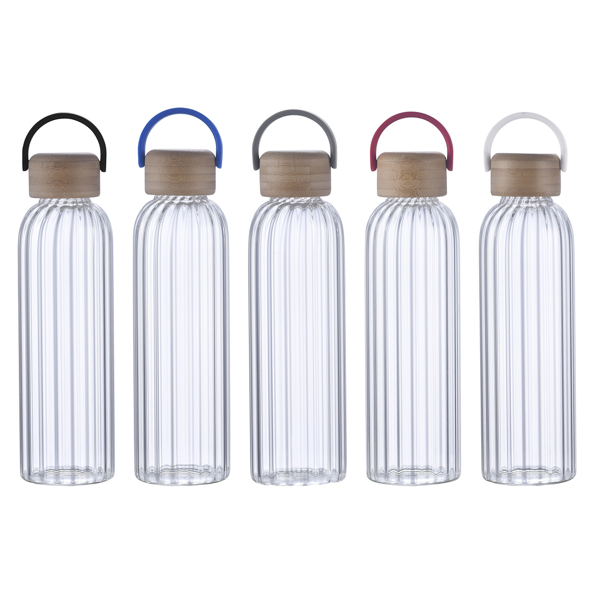 Picture of Eos 21 oz Glass Bottle w/ Bamboo Lid
