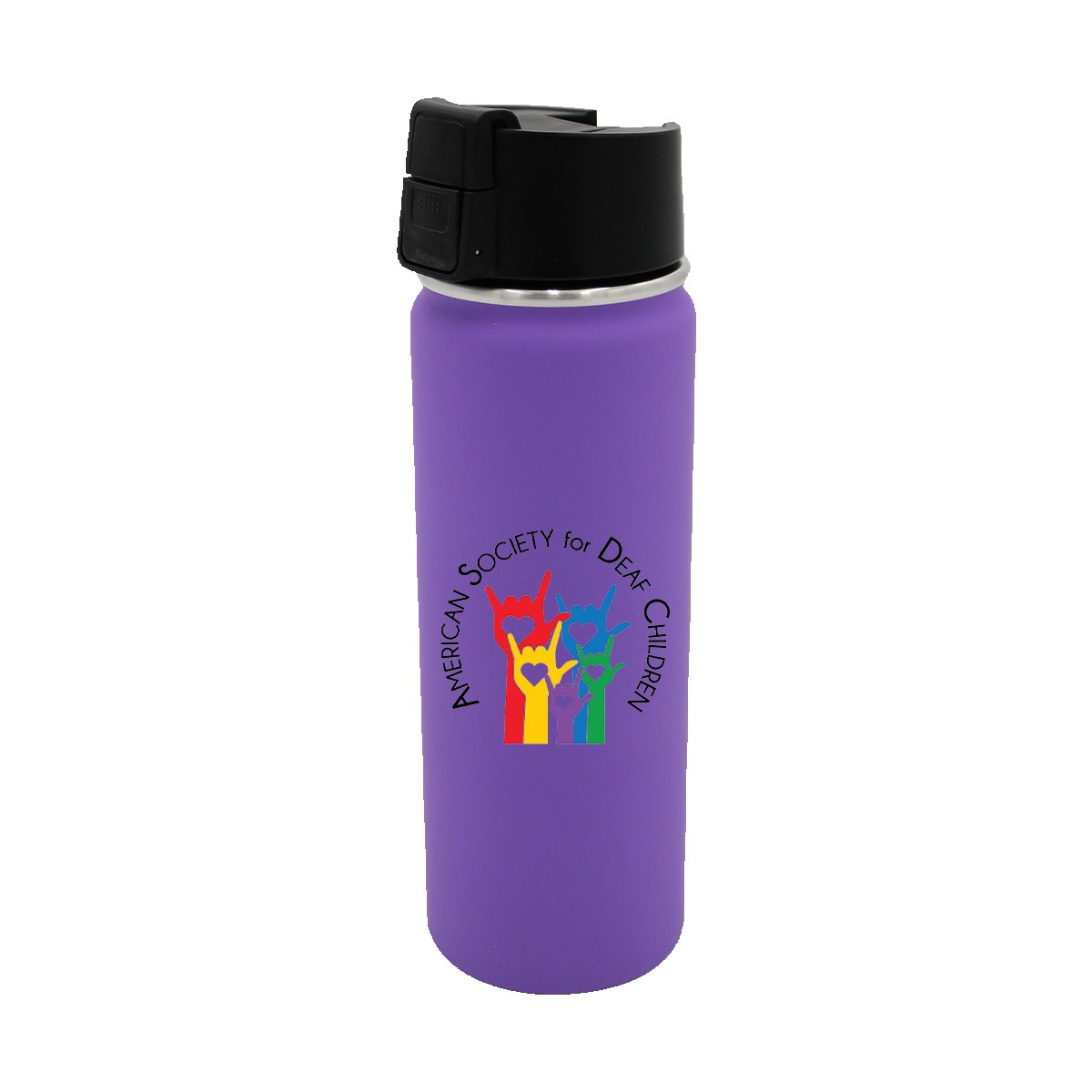 Picture of 20 Oz. Halcyon® Sport Bottle w/Push Button Lid (Full Color Digital)