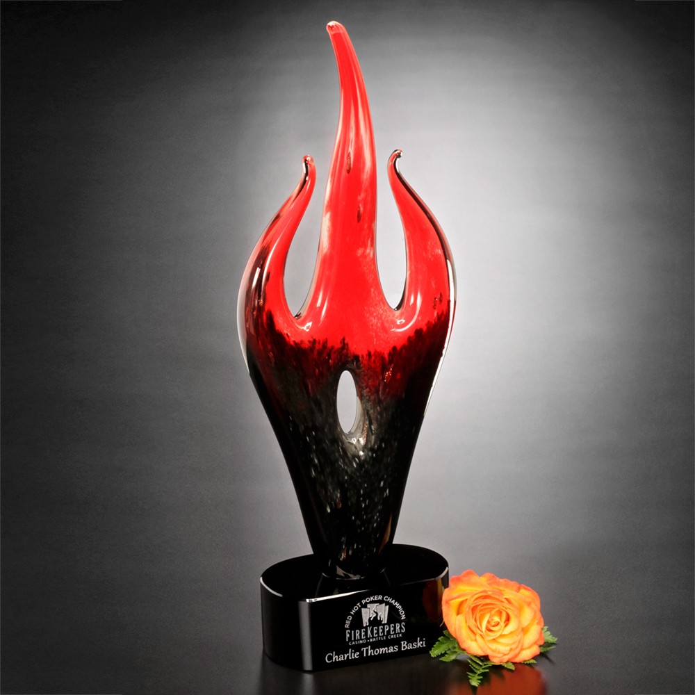 Picture of Red Flame Award 16"