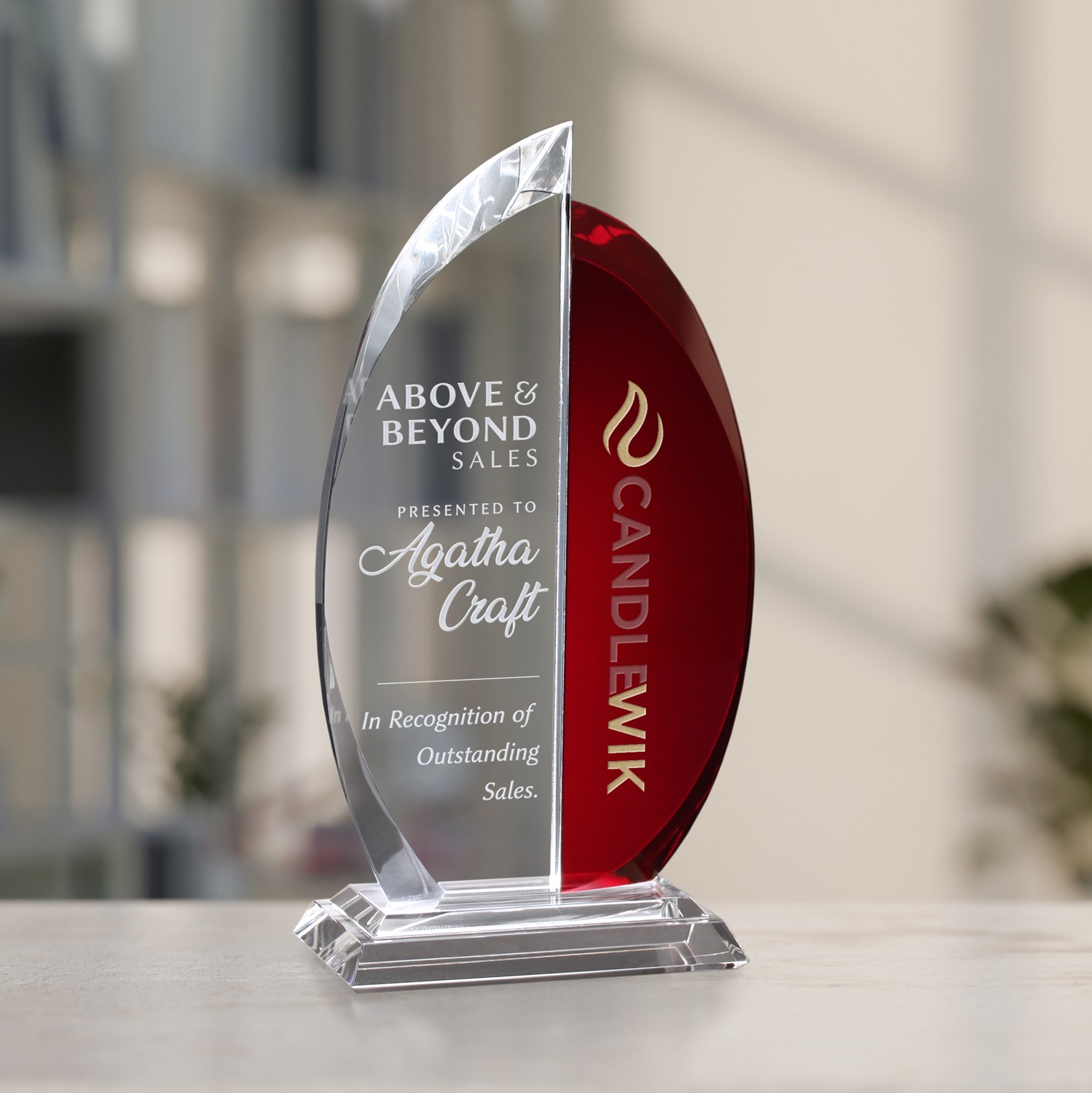 Picture of Beacon Ruby Award 10"