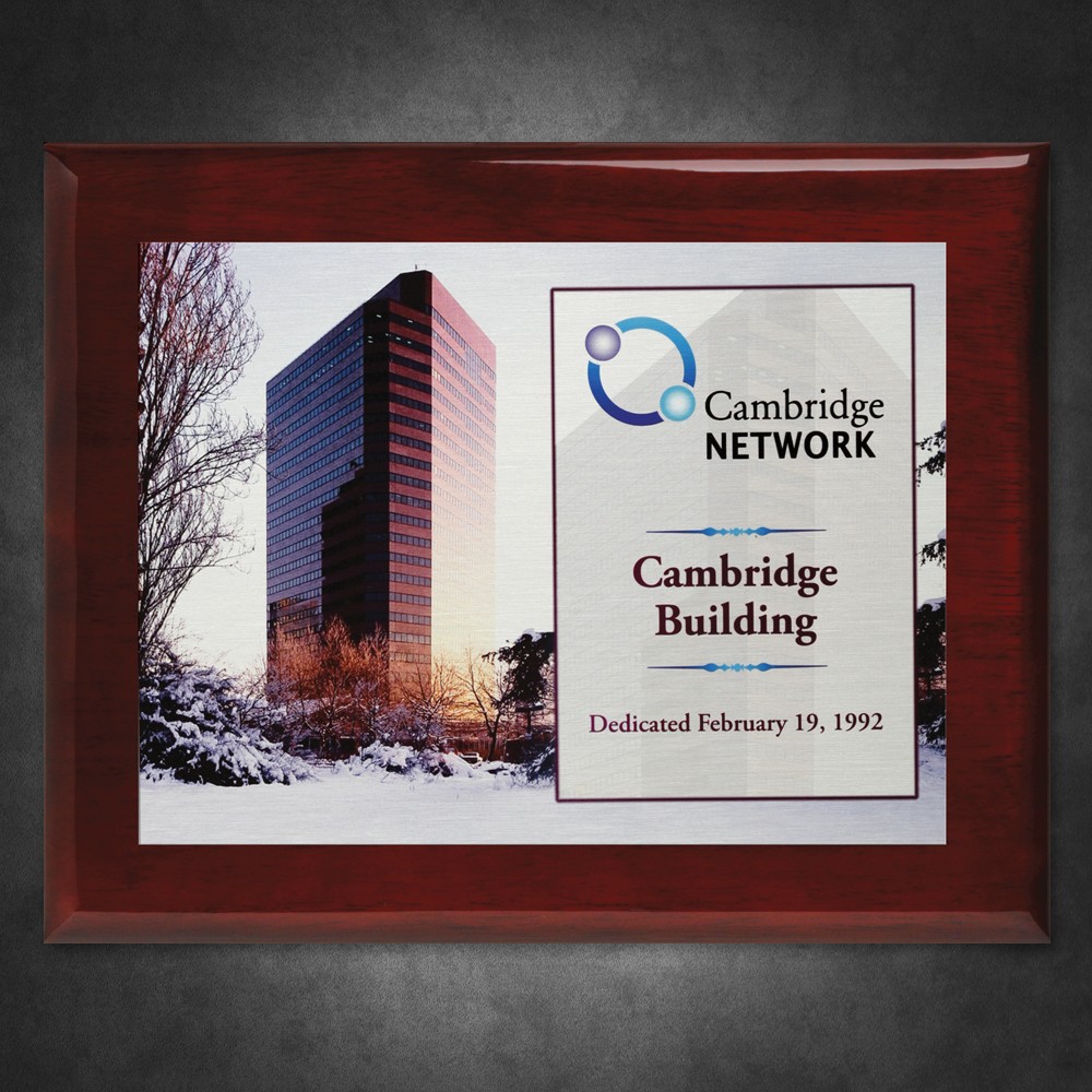 Picture of Aberdeen Rosewood Plaque 10-1/2" x 13" with Sublimated Plate