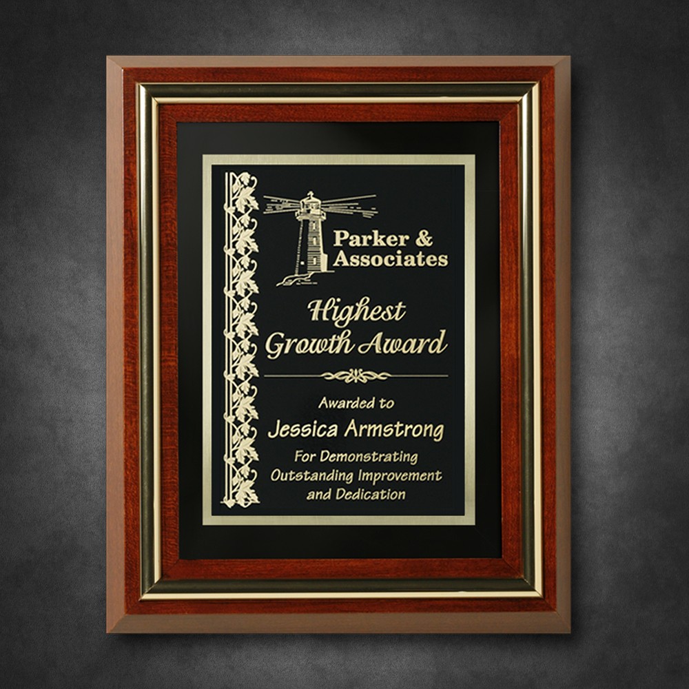 Picture of Americana Shadow Box with Glass 8" x 10"
