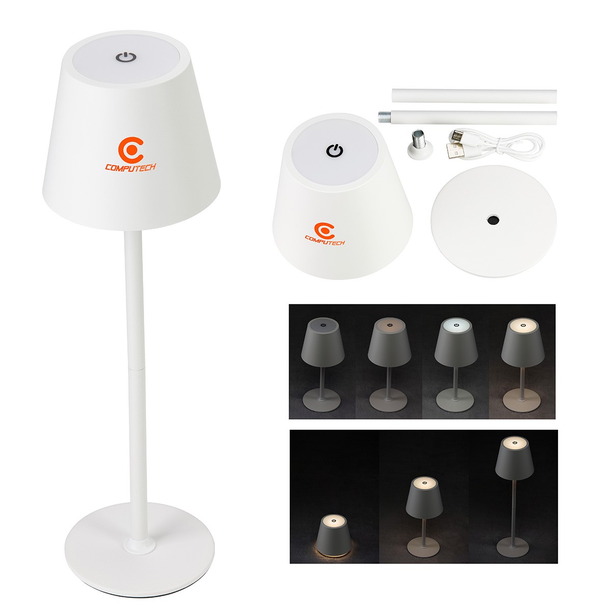 Picture of Illume Rechargeable Touch-Control Mini Desk Lamp