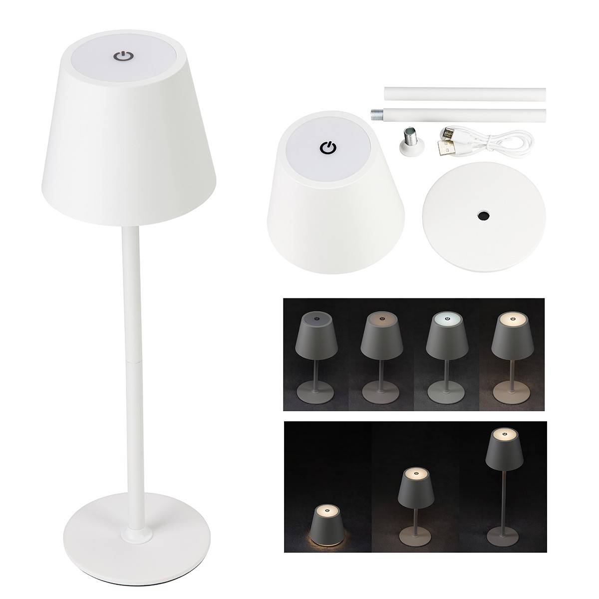 Picture of Illume Rechargeable Touch-Control Mini Desk Lamp