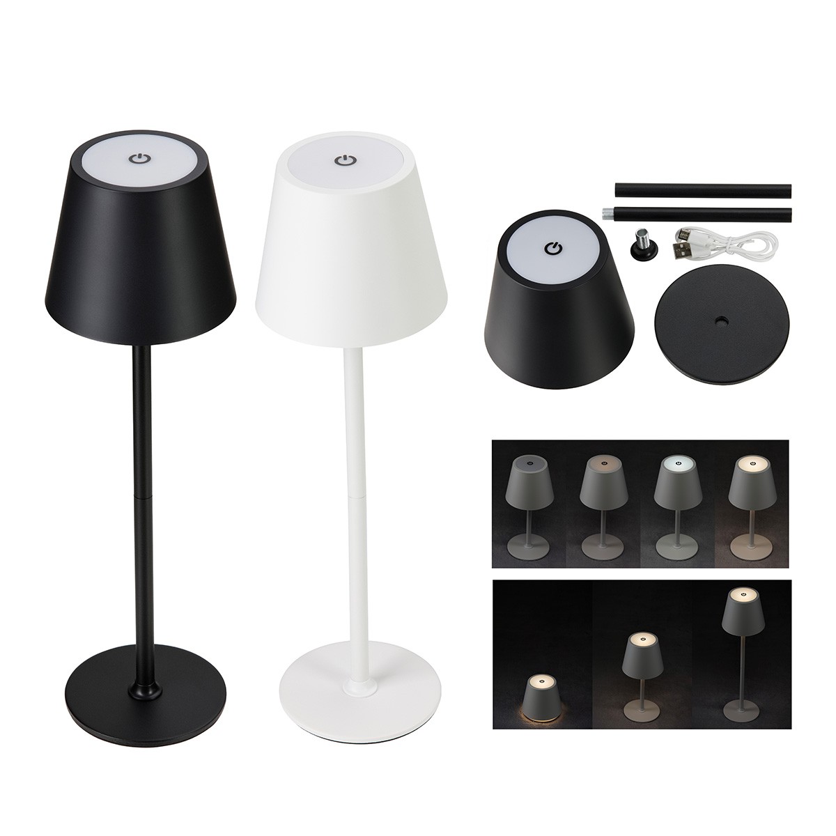 Picture of Illume Rechargeable Touch-Control Mini Desk Lamp