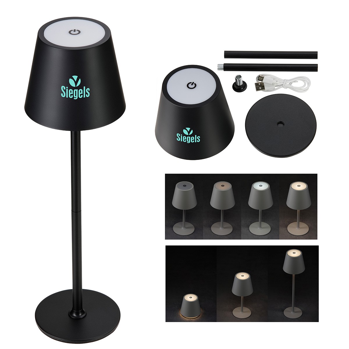 Picture of Illume Rechargeable Touch-Control Mini Desk Lamp