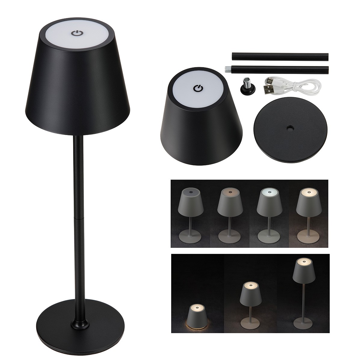 Picture of Illume Rechargeable Touch-Control Mini Desk Lamp