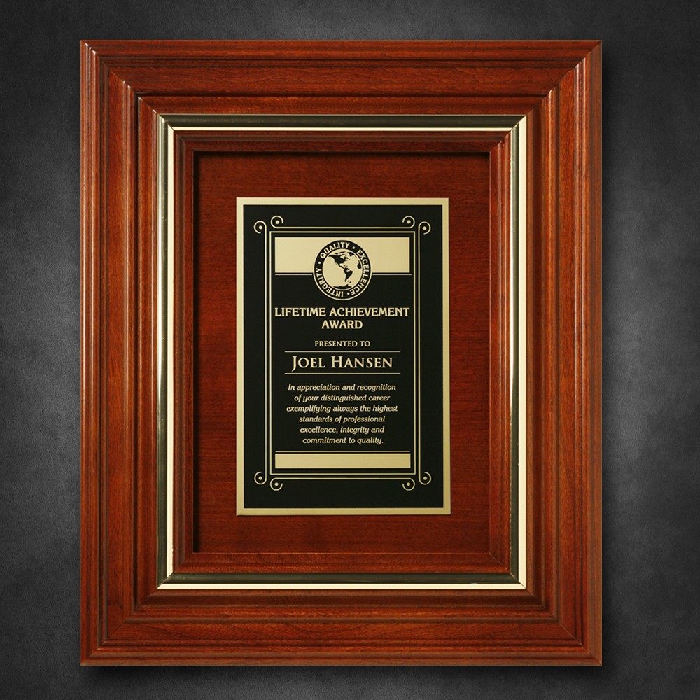 Picture of Americana Plaque 11-3/4" x 9-3/4" with Wood Insert