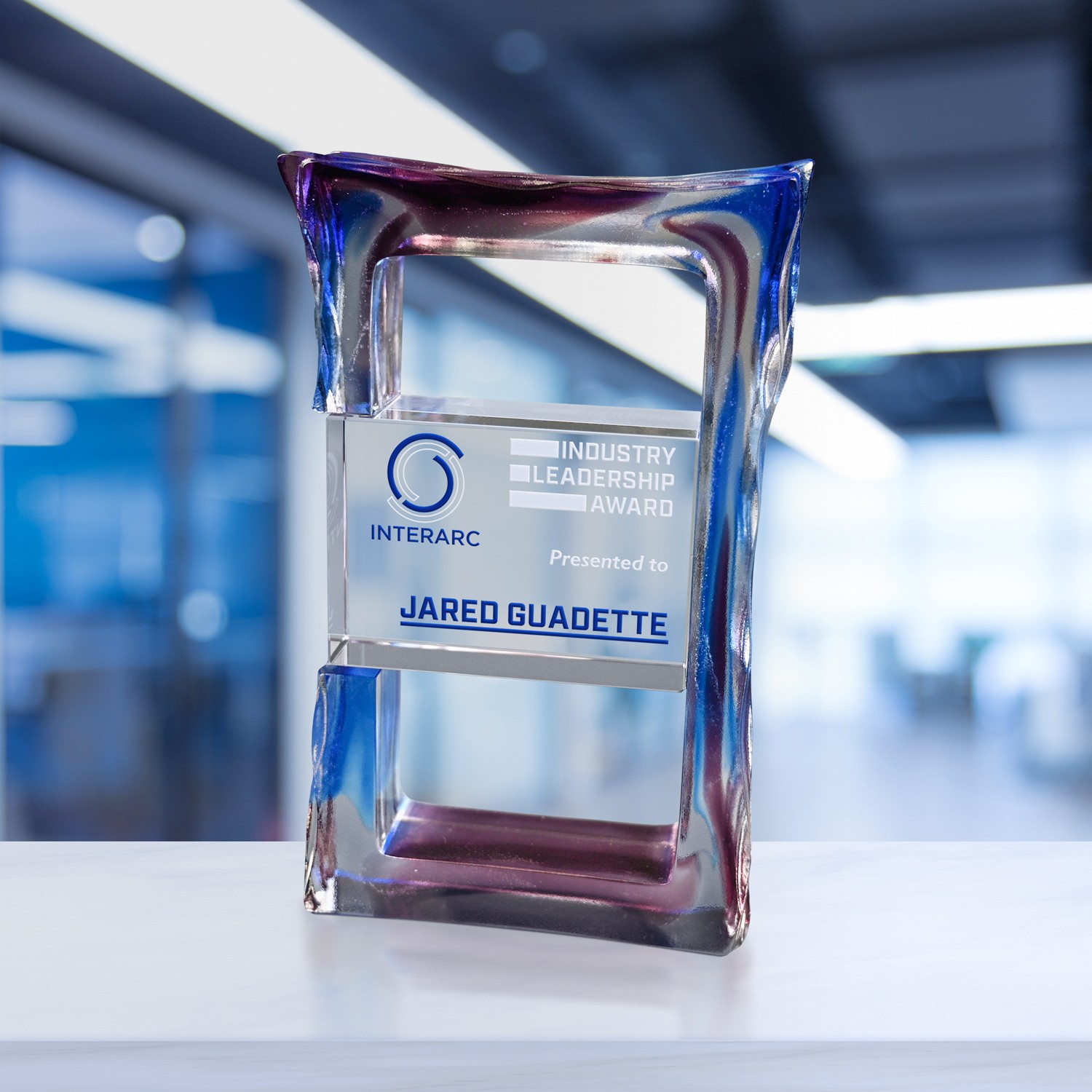 Picture of Delta Swirl Award 7-1/4"