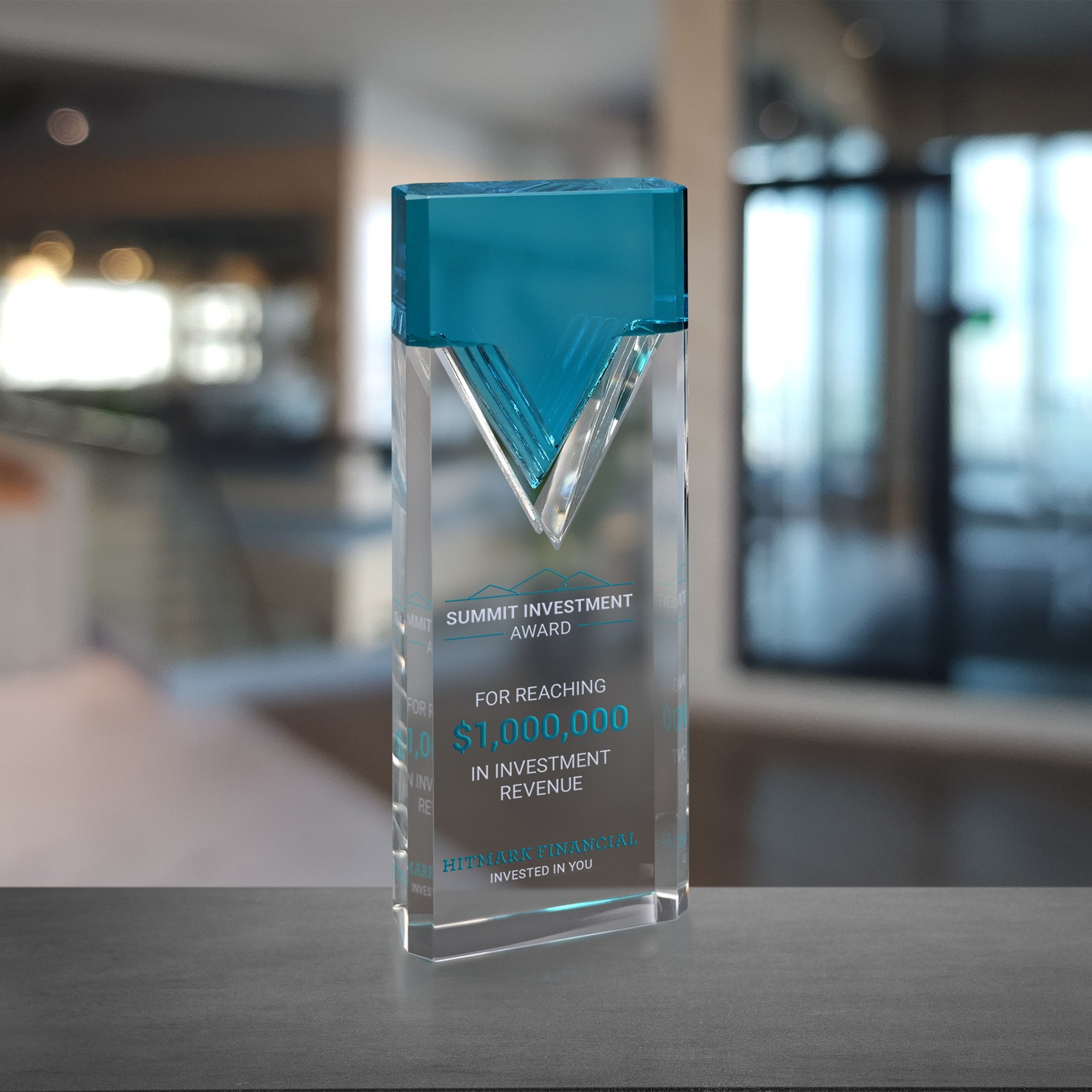 Picture of Nobility Aqua Award 8-3/4"