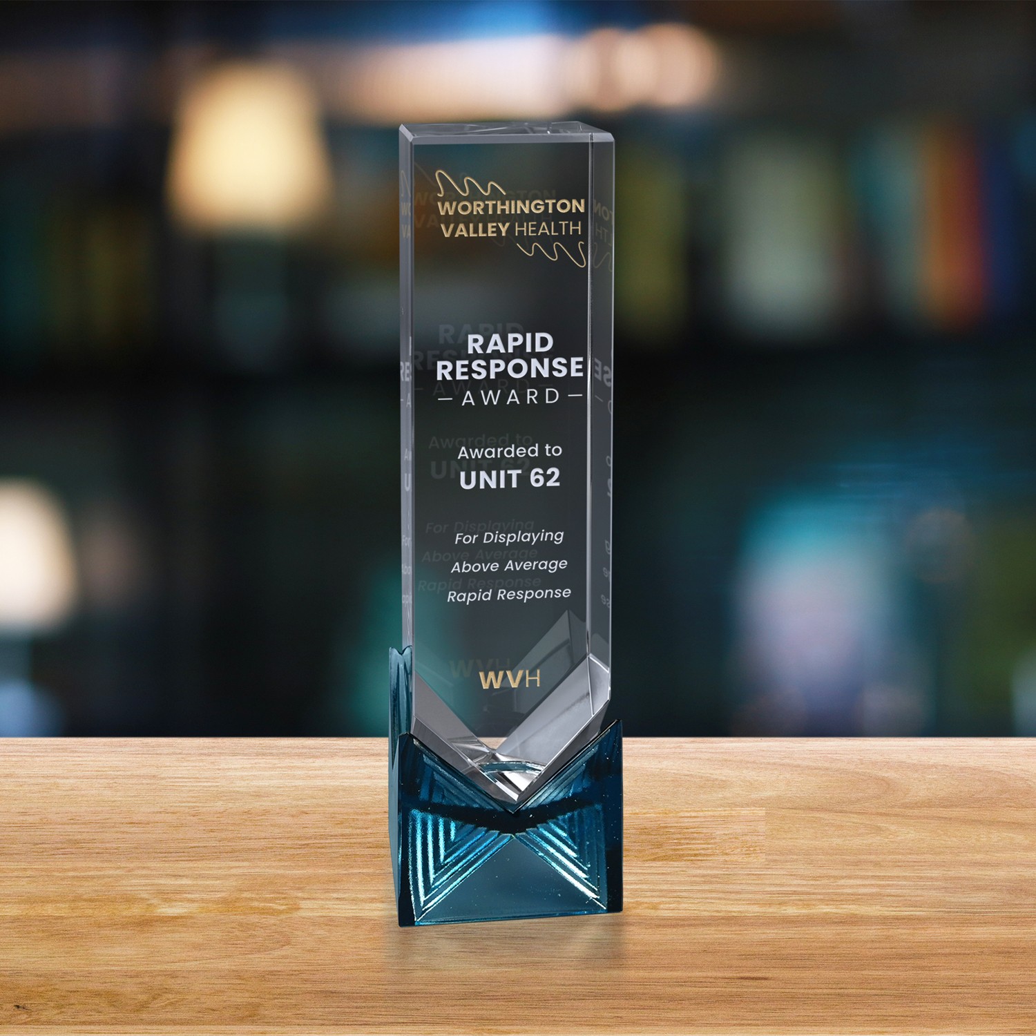 Picture of Hampton Aqua Award 9-1/2"