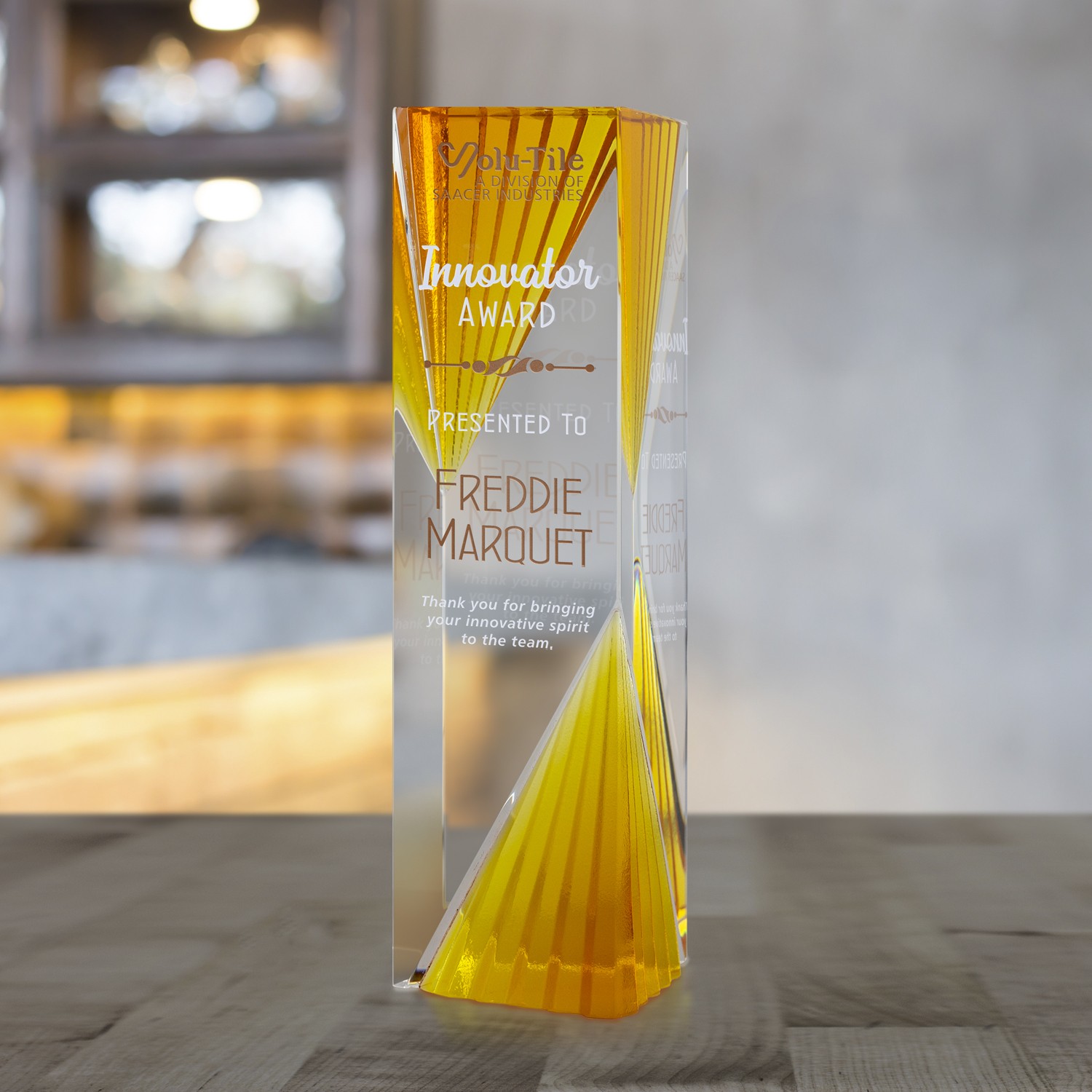 Picture of Catalyst Amber Tower 9"