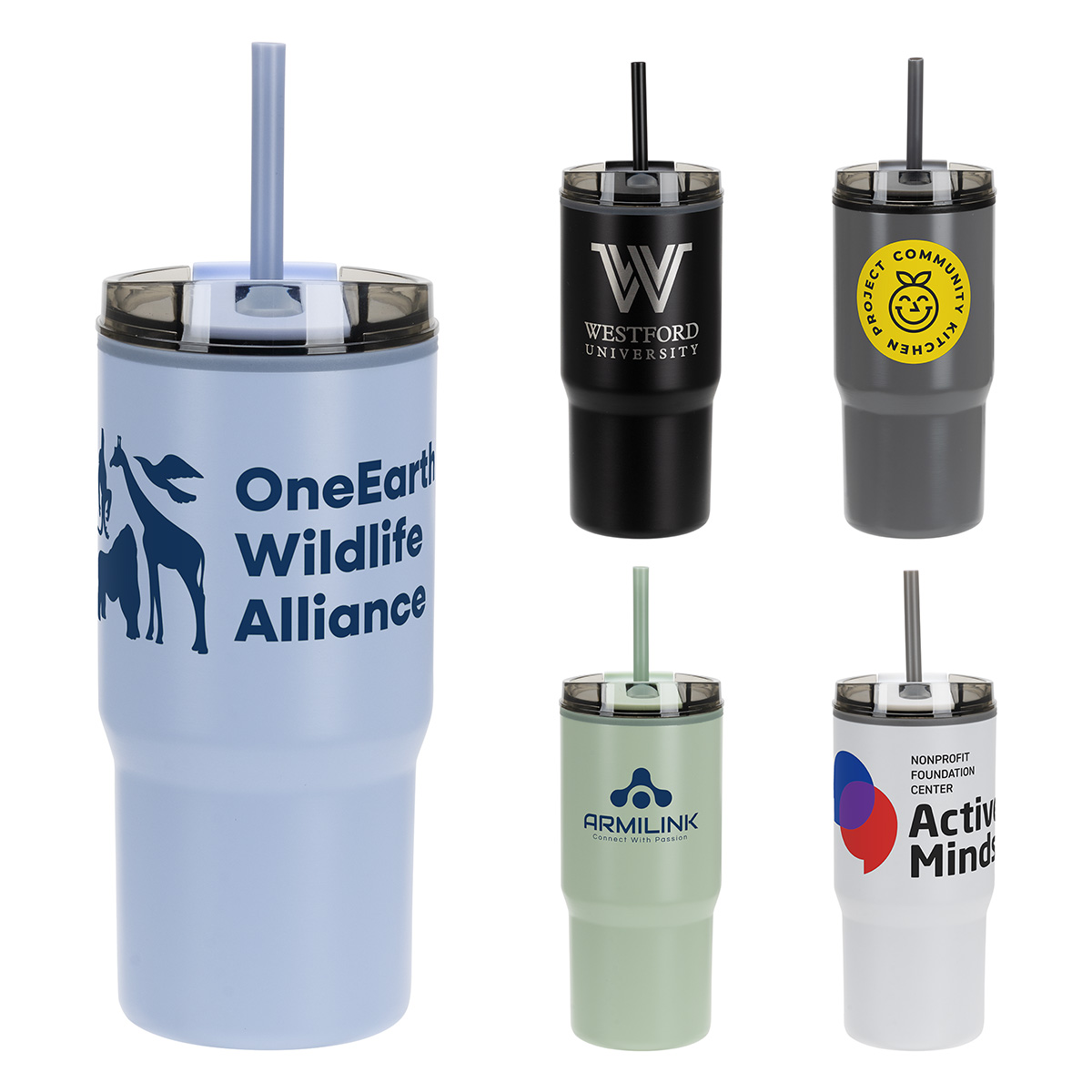 Picture of Marli 20 oz 2-in-1 Eco-Friendly Tumbler