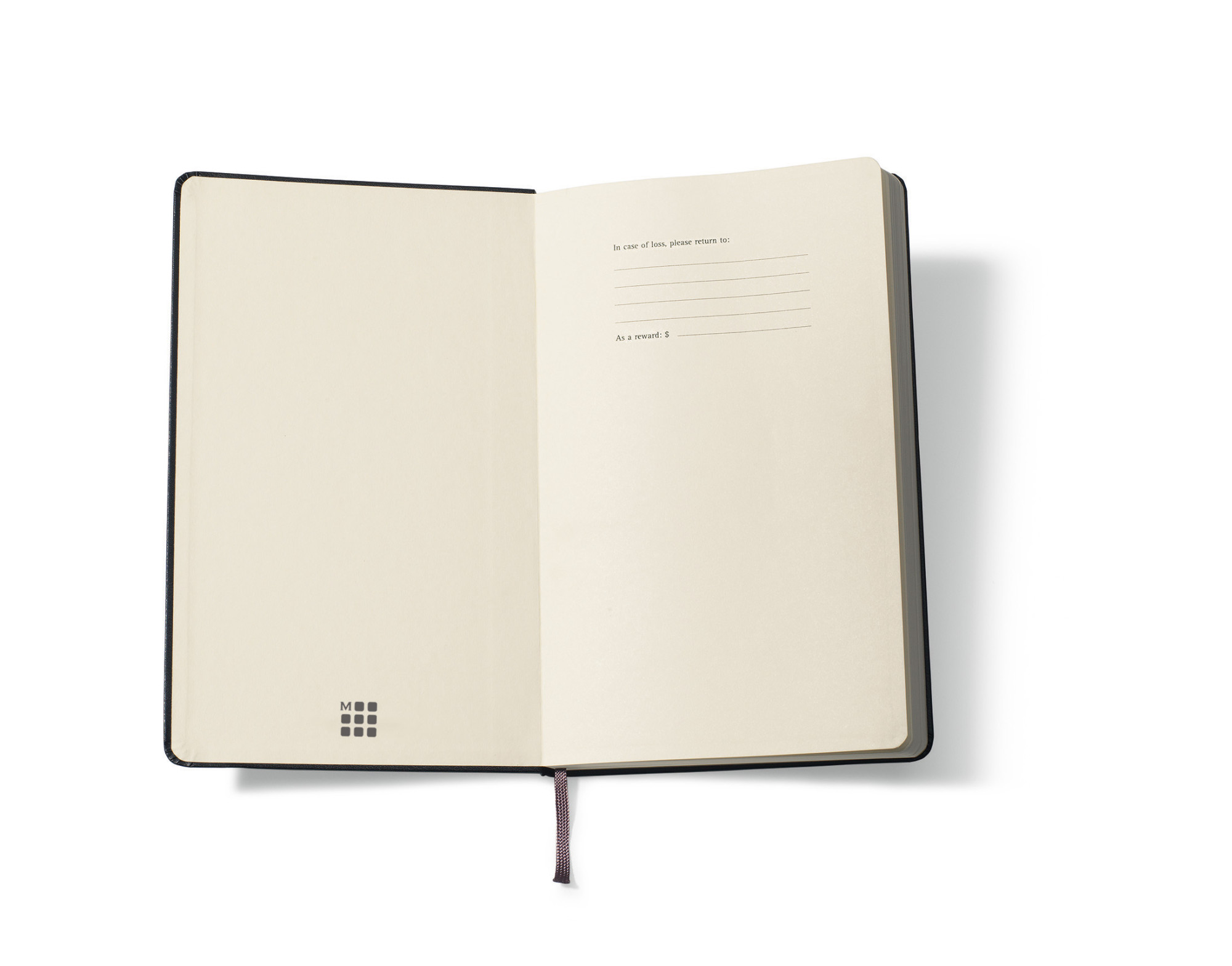 Picture of Moleskine Hard Cover Ruled Large Notebook - Black