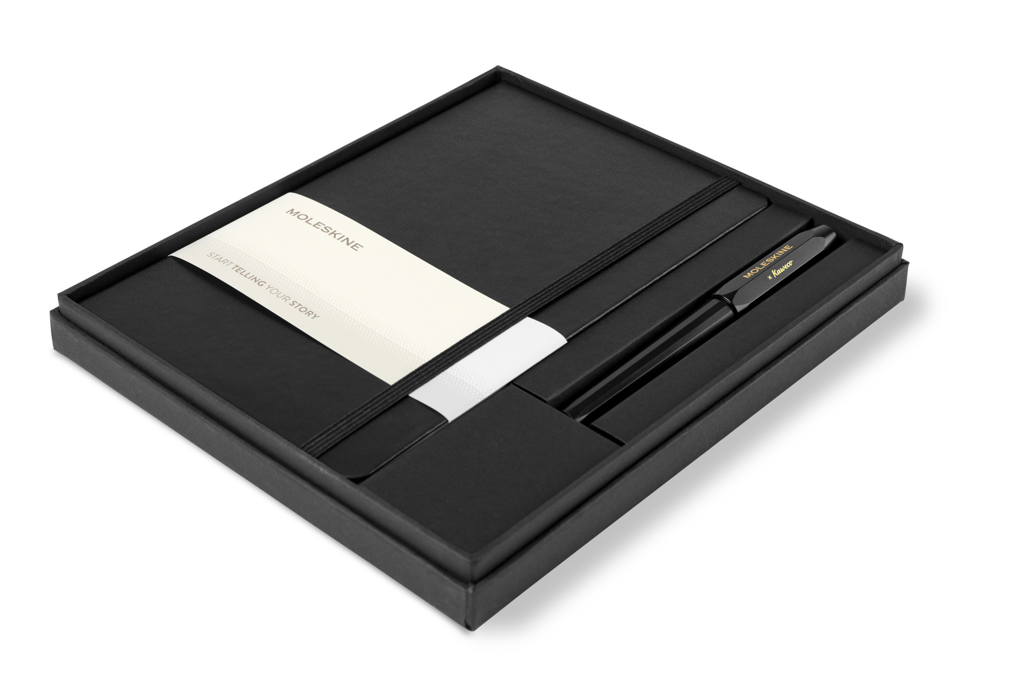 Picture of Moleskine Large Notebook and Kaweco Pen Gift Set - Black