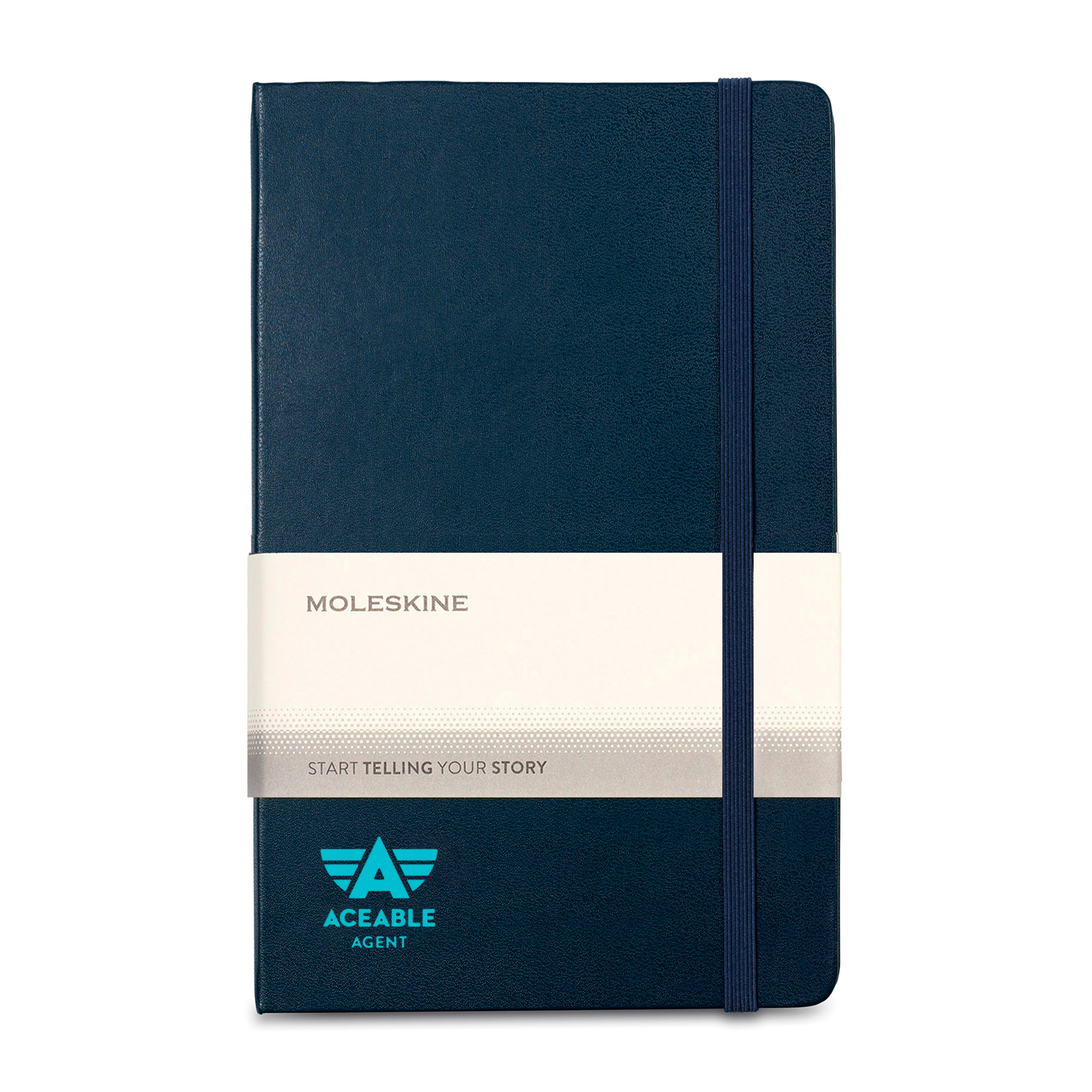 Picture of Moleskine Hard Cover Ruled Large Expanded Notebook - Sapphire Blue