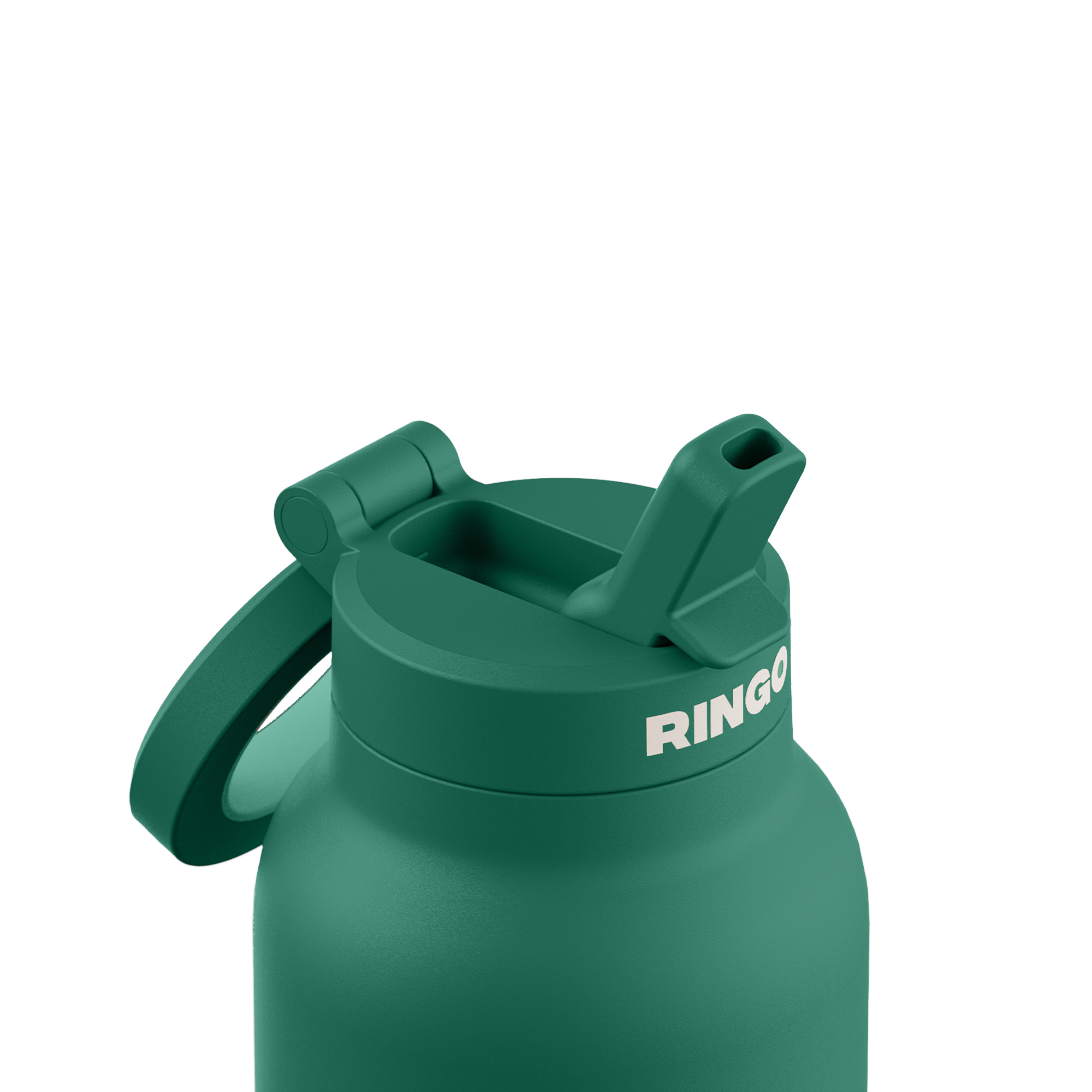 Picture of RINGO Pro Water Bottle with Magnetic Booster Ring - 24 Oz. - Green