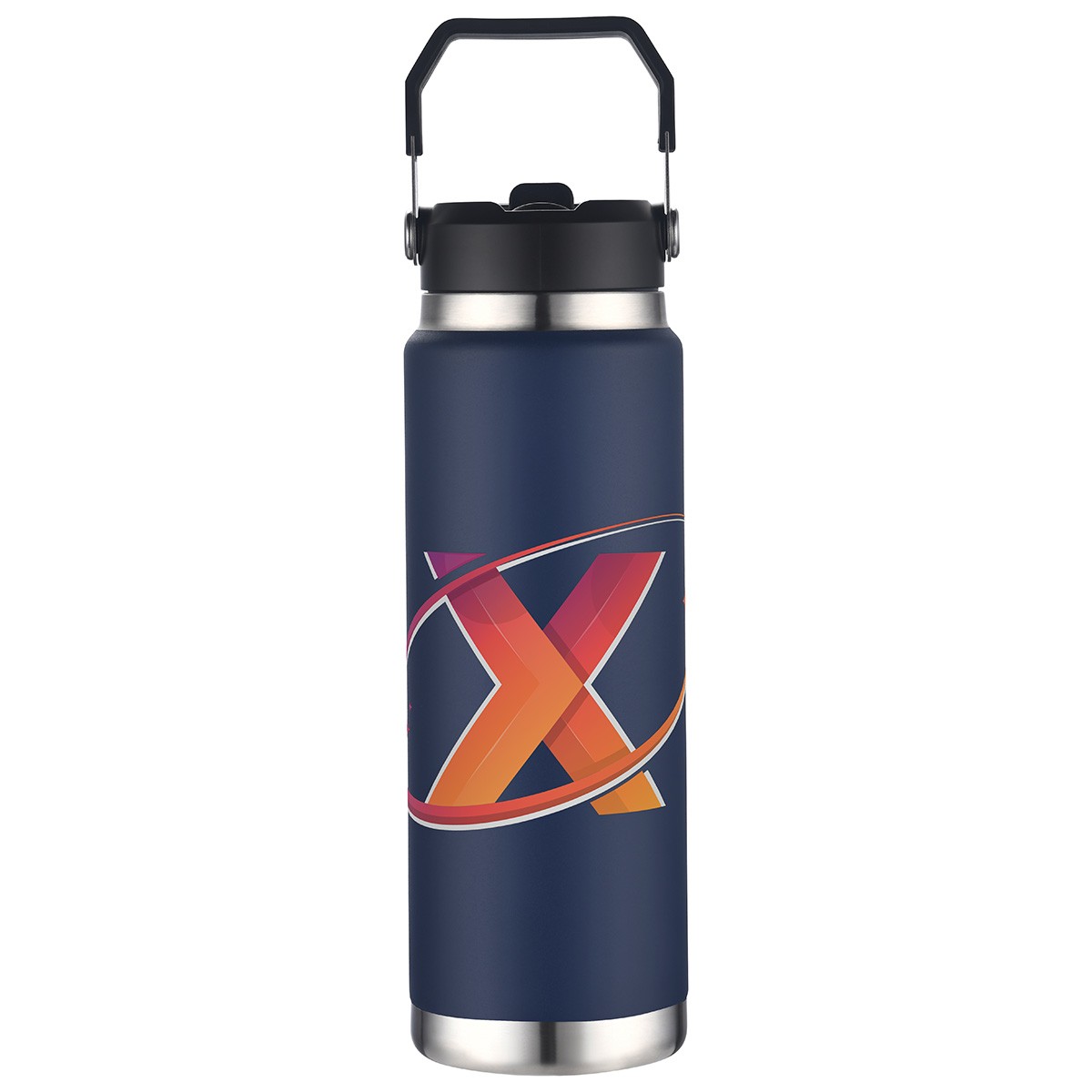Picture of Senago 30 oz Vacuum Insulated Stainless Steel Bottle with Build-in Straw