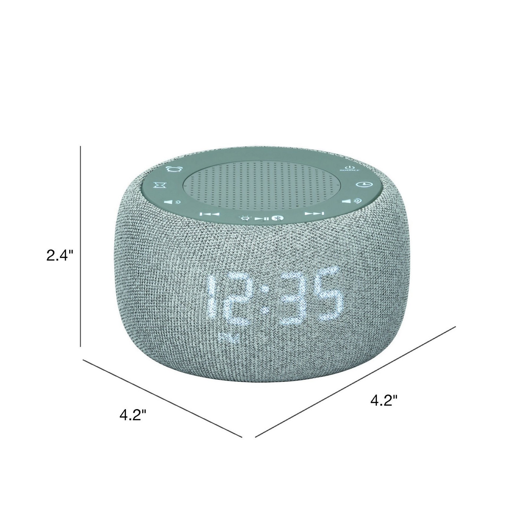 Picture of iLive Gentle Wake Alarm Clock White Noise Machine - Earl Grey