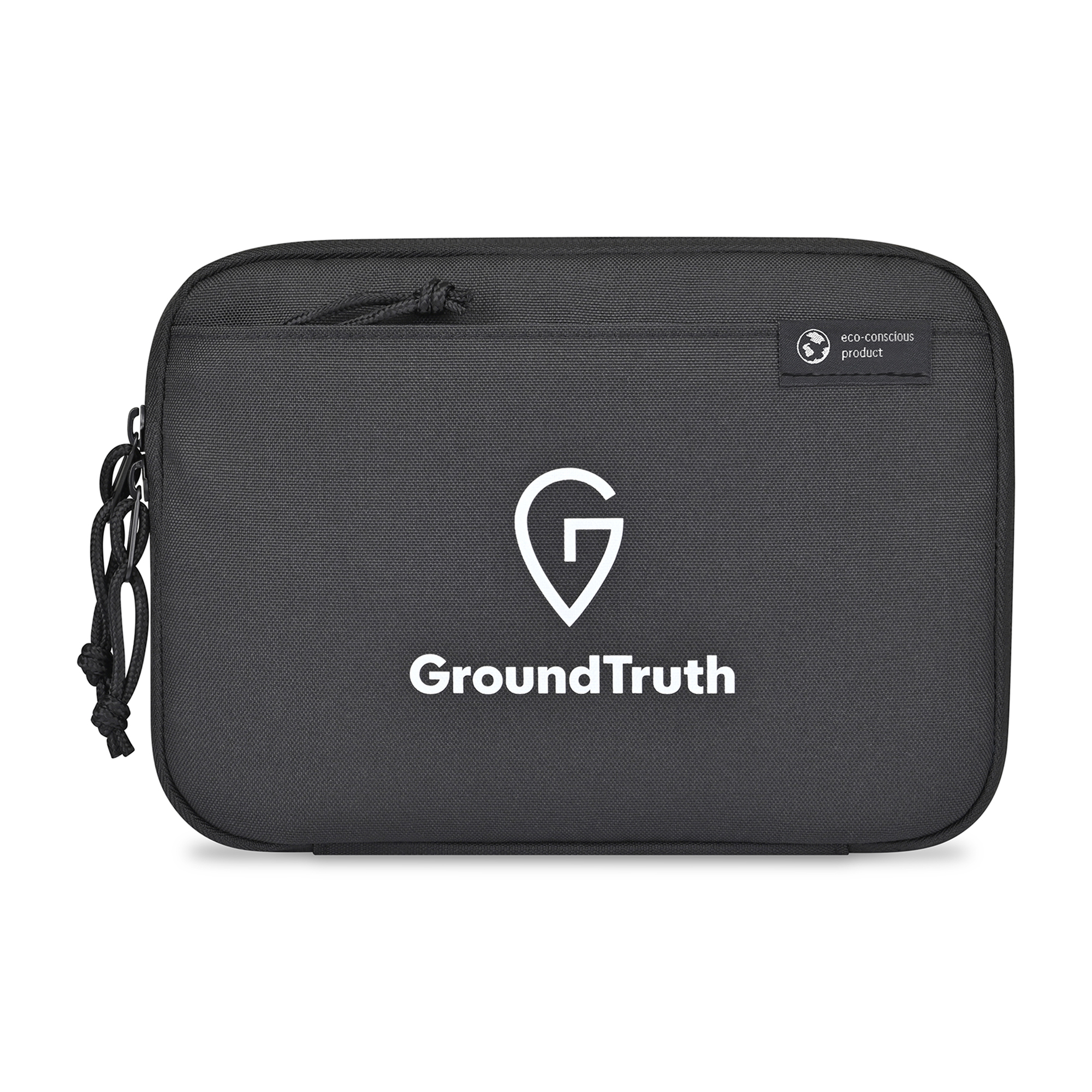 Picture of Renew Recycled rPET Slim Tech Organizer - AWARE - Black