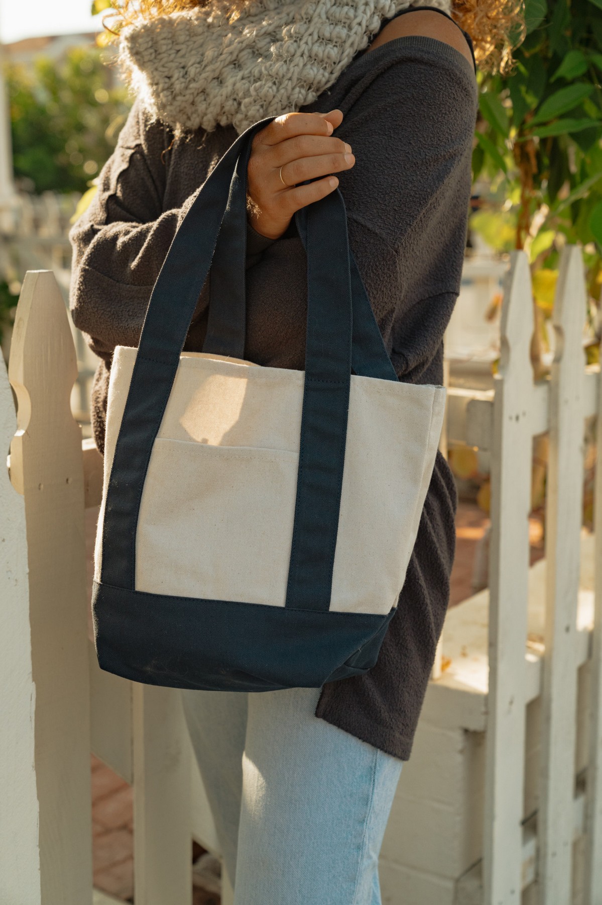 Picture of Mini Canvas Tote - True Navy