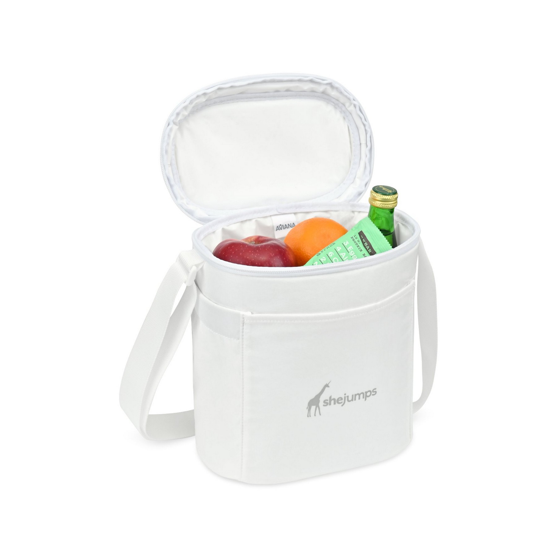 Picture of Aviana Rowan Recycled Nylon Lunch Cooler - AWARE - Marshmallow