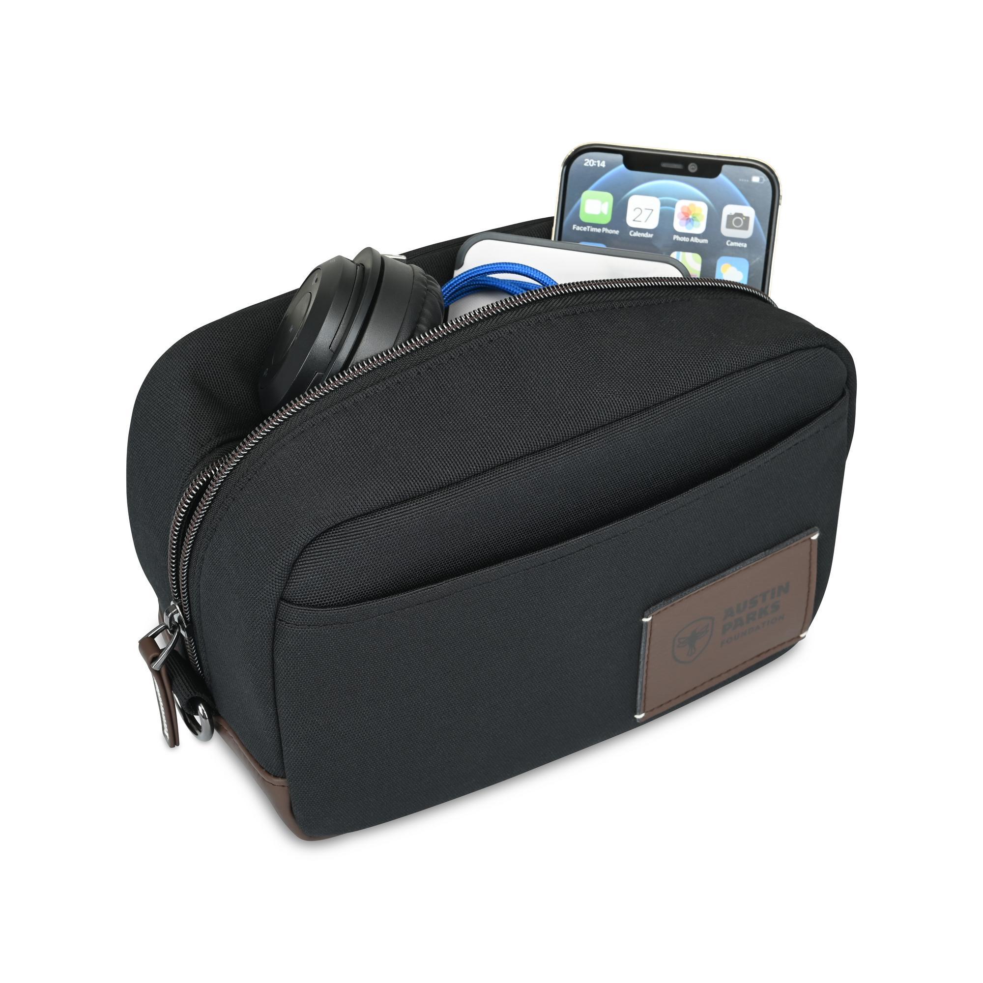 Picture of Heritage Supply Co. Legacy Recycled rPET Toiletry Bag - Black