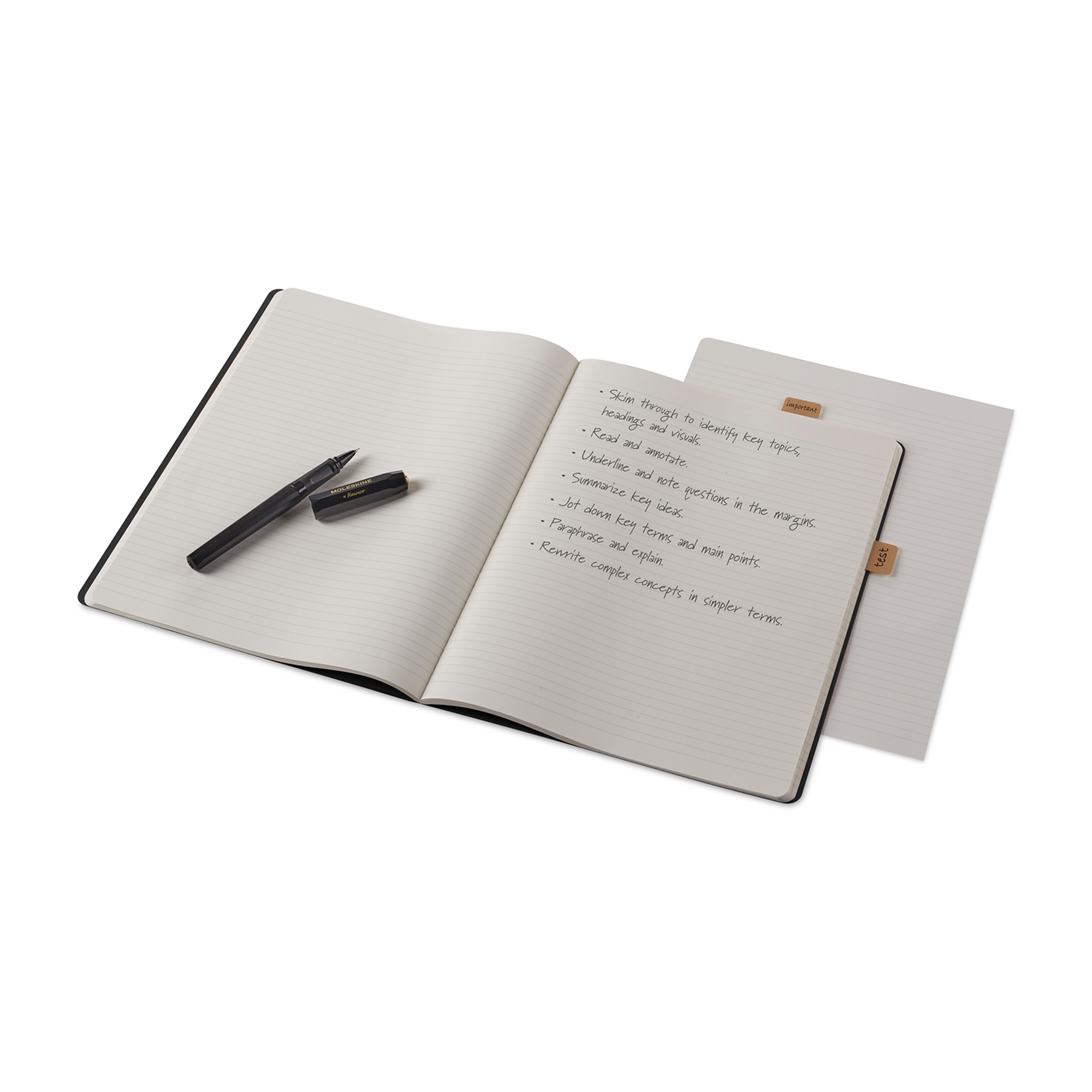 Picture of Moleskine Student Cahier Ruled XX-Large Journal - Black