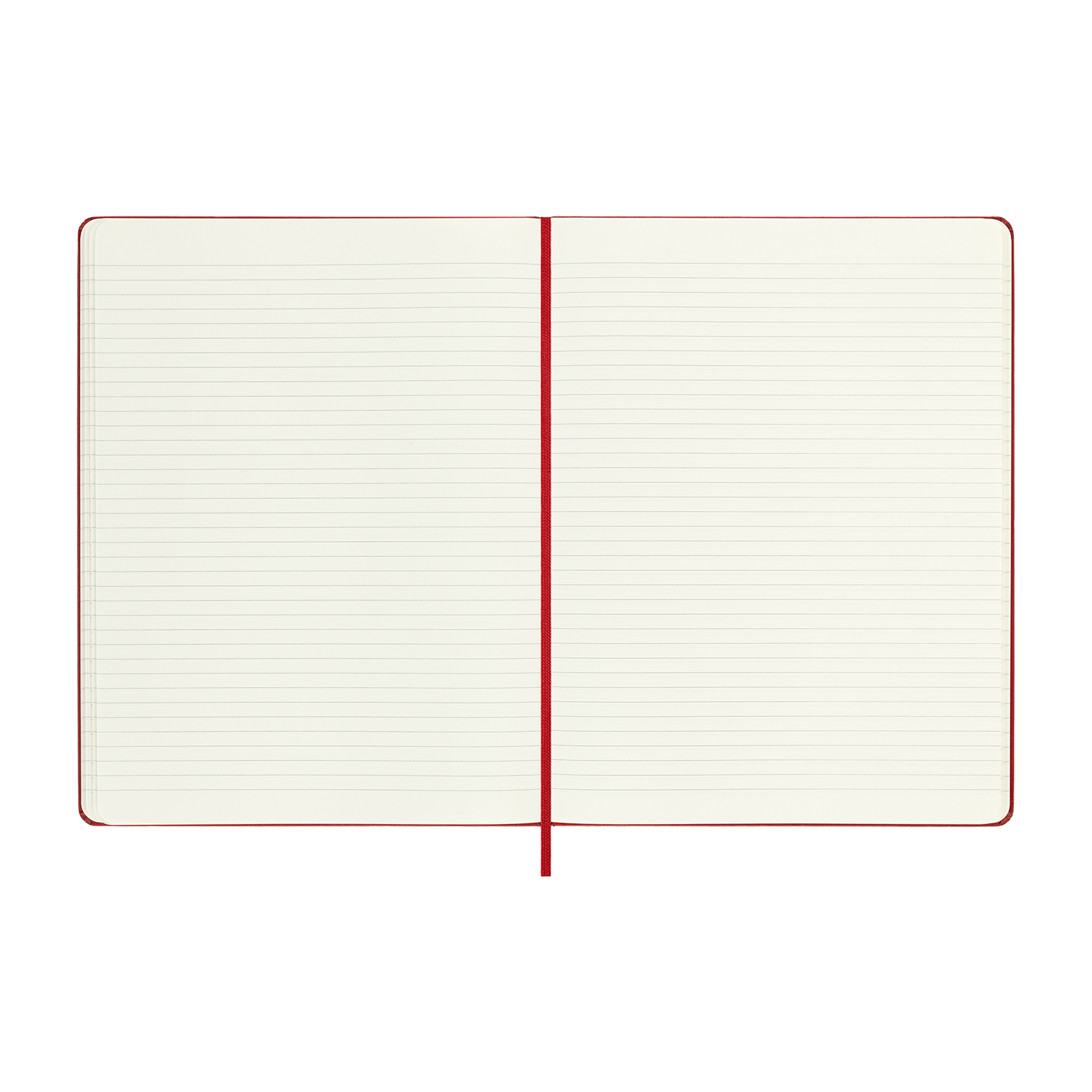 Picture of Moleskine Hard Cover Ruled X-Large Notebook - Scarlet Red