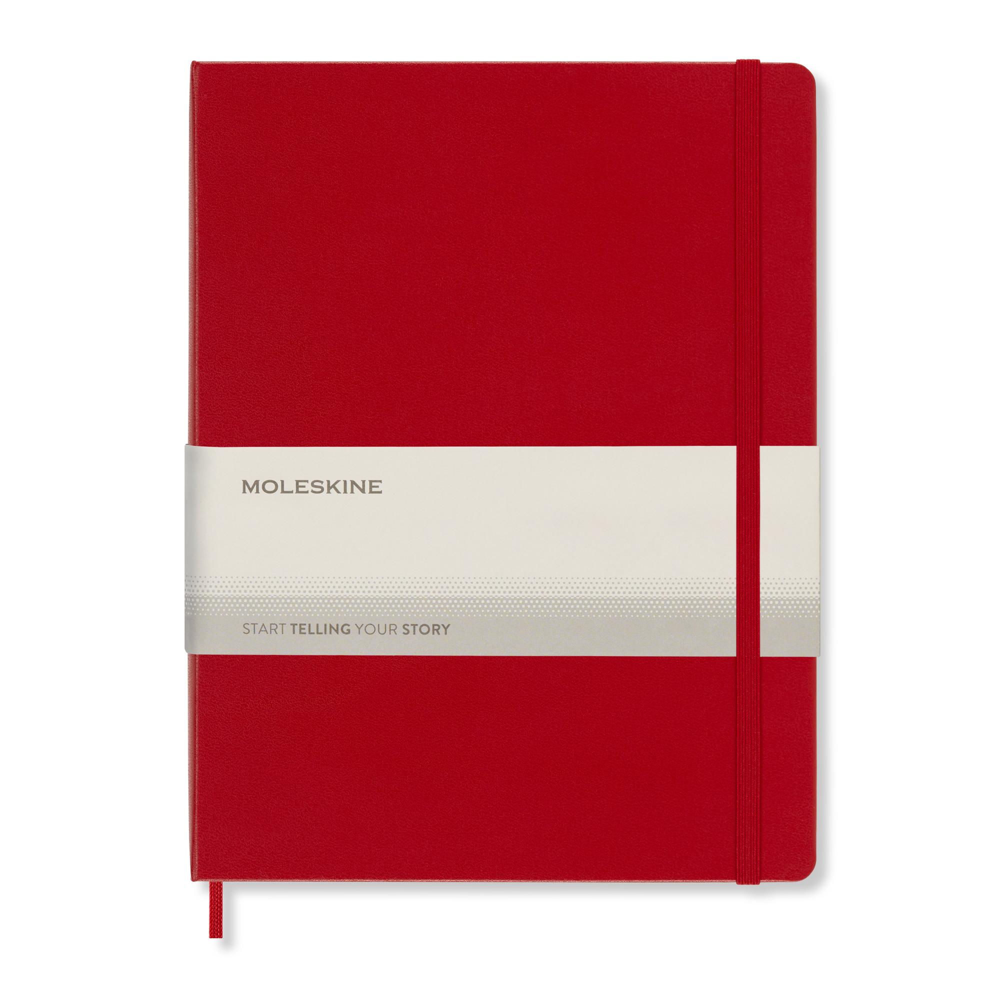 Picture of Moleskine Hard Cover Ruled X-Large Notebook - Scarlet Red