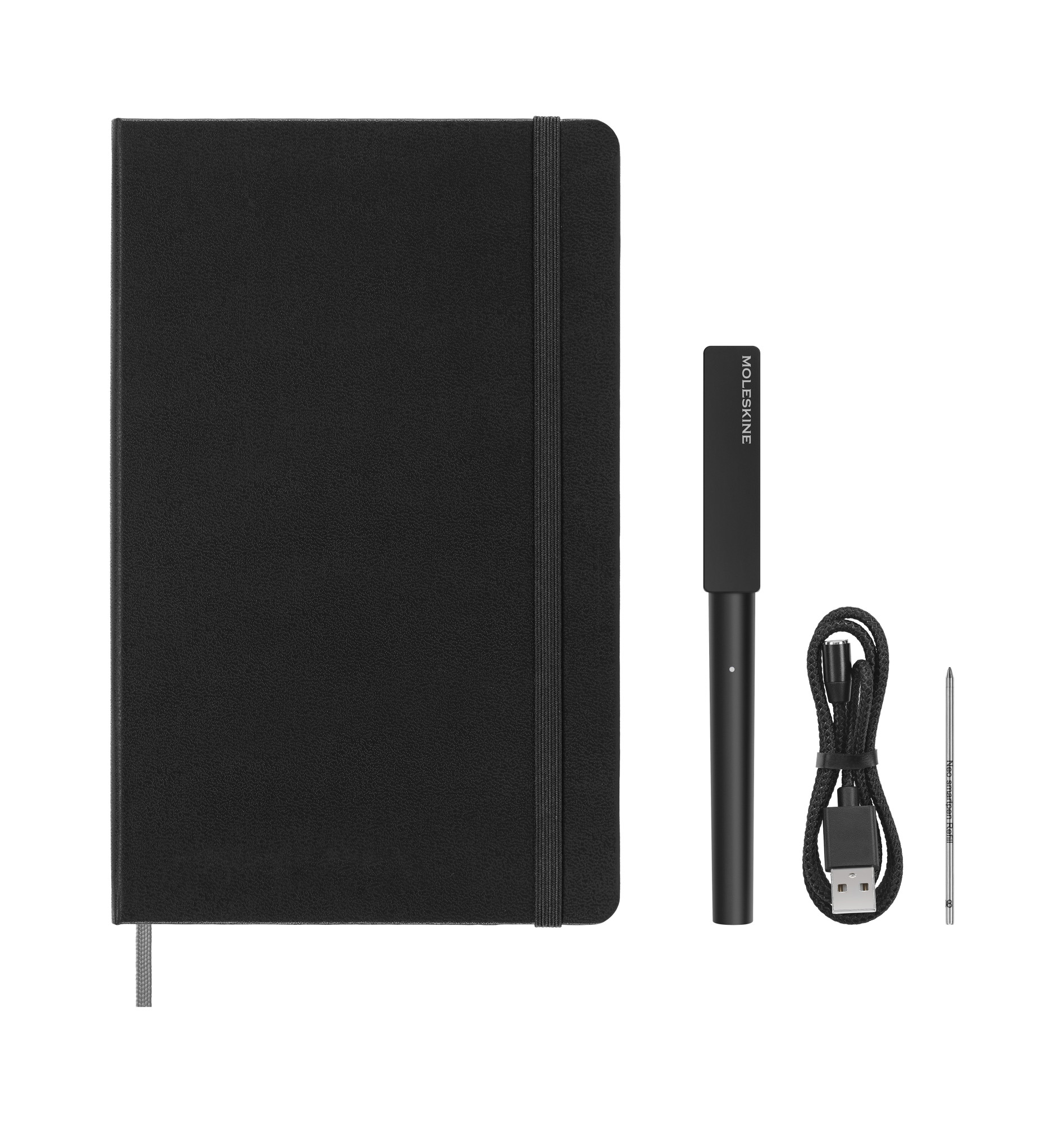 Picture of Moleskine Smart Writing Set - Ruled Large - Black
