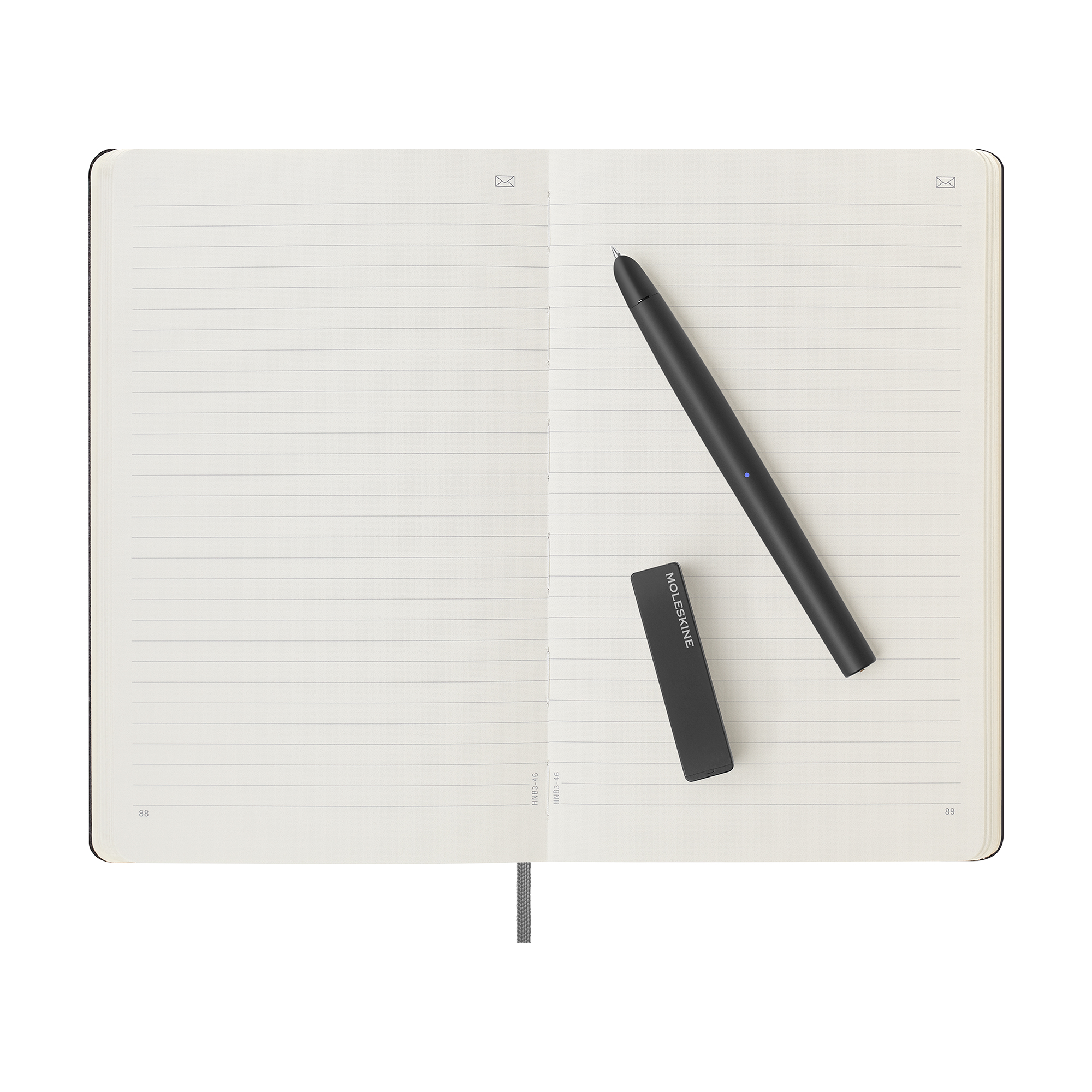 Picture of Moleskine Smart Writing Set - Ruled Large - Black
