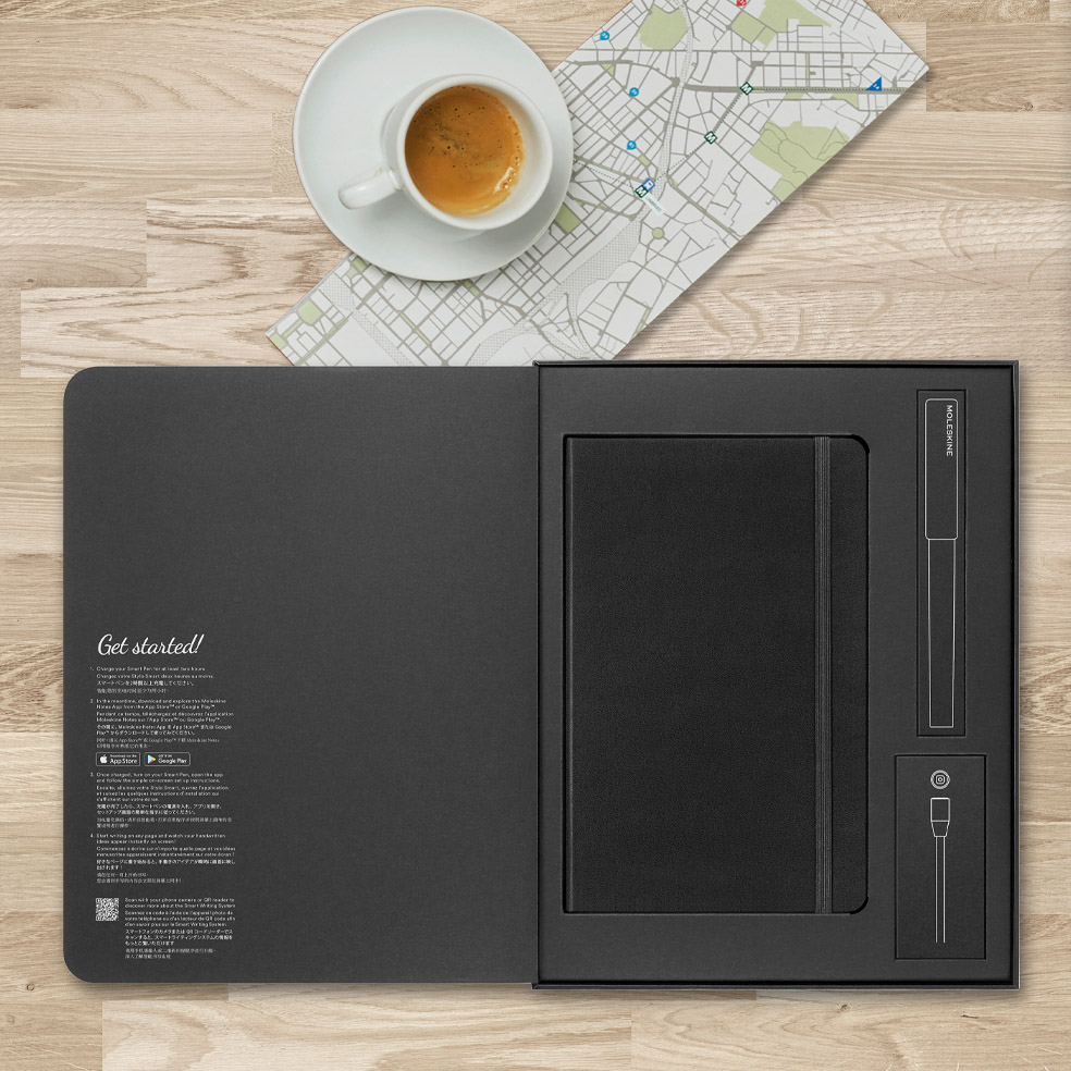 Picture of Moleskine Smart Writing Set - Ruled Large - Black