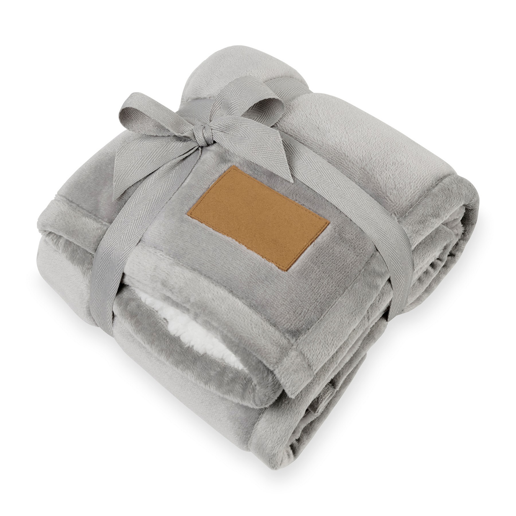 Picture of Minkie Sherpa Recycled Polyester Baby Blanket - Elephant