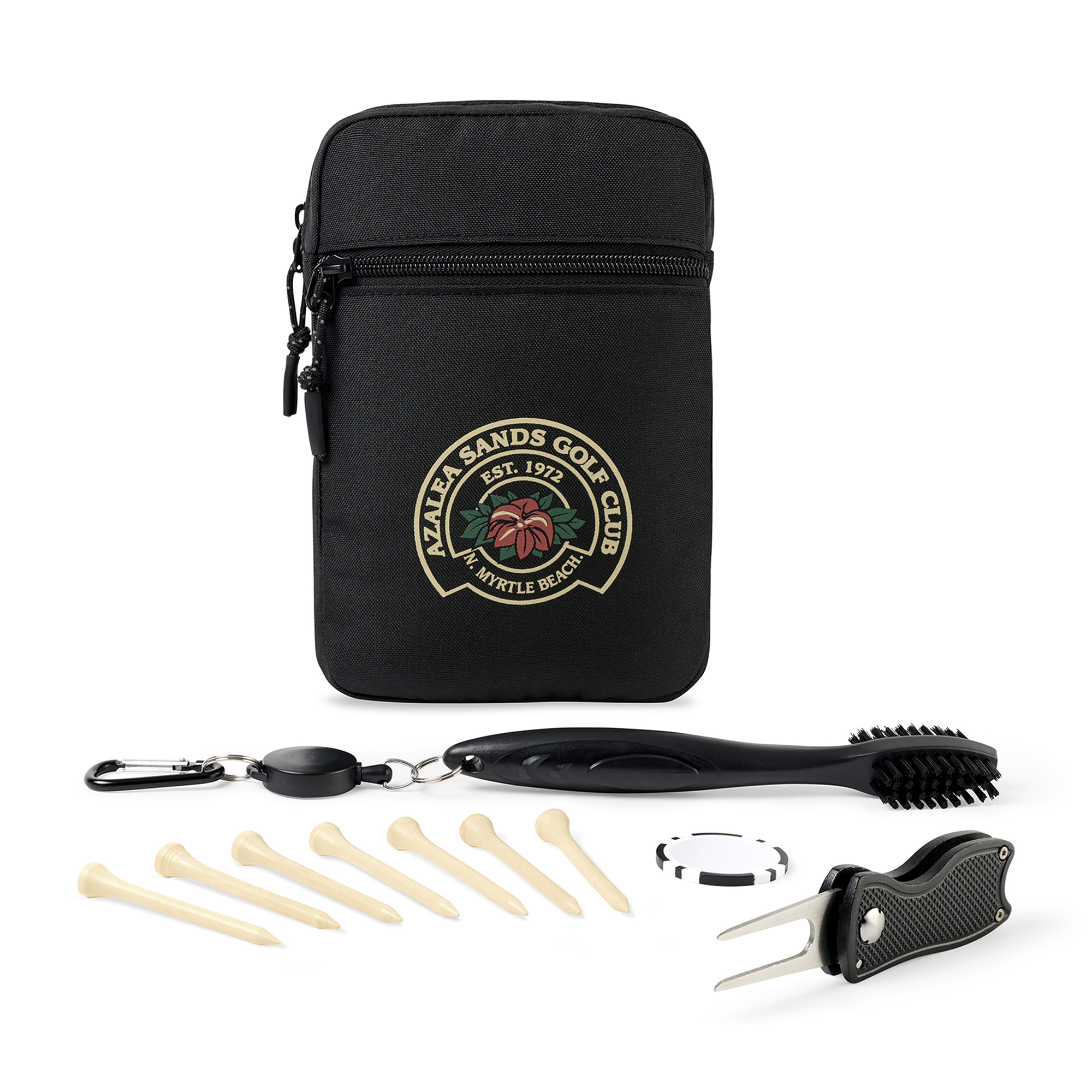Picture of Golf Links Recycled rPET Essential Kit - Black