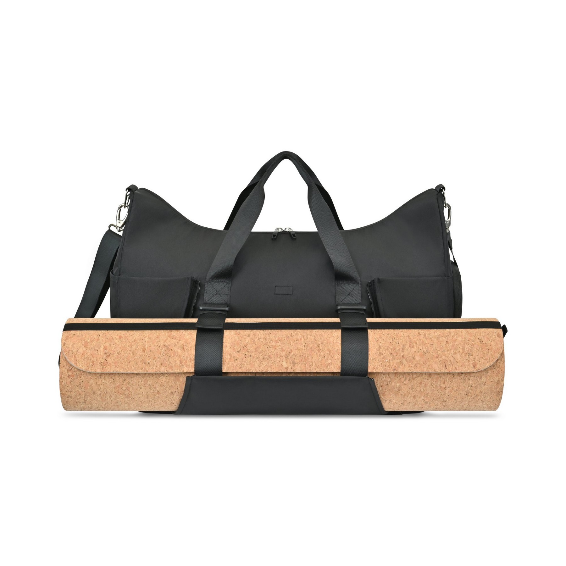 Picture of Well Studio Recycled Nylon Duffel - AWARE - Black