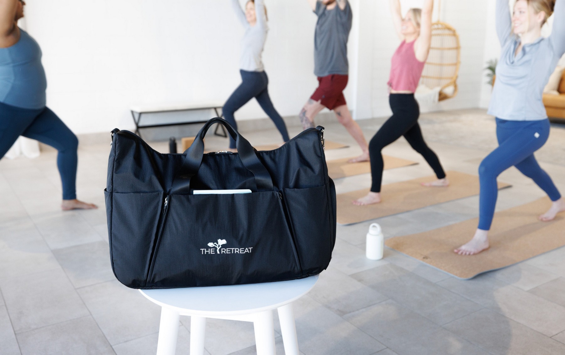Picture of Well Studio Recycled Nylon Duffel - AWARE - Black