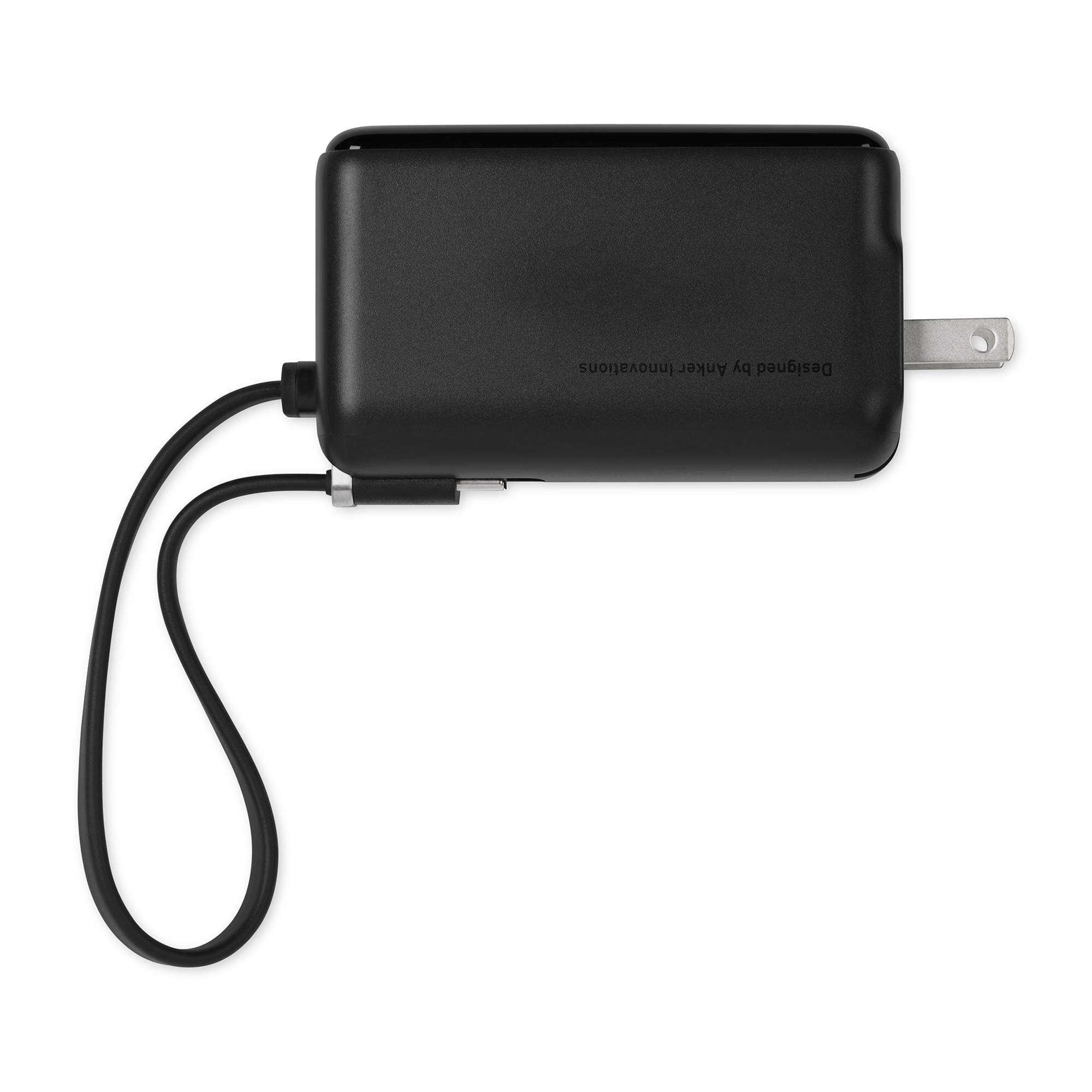 Picture of Anker 3-in-1 Power Bank (30W, Fusion, Built-In USB-C Cable) - Black